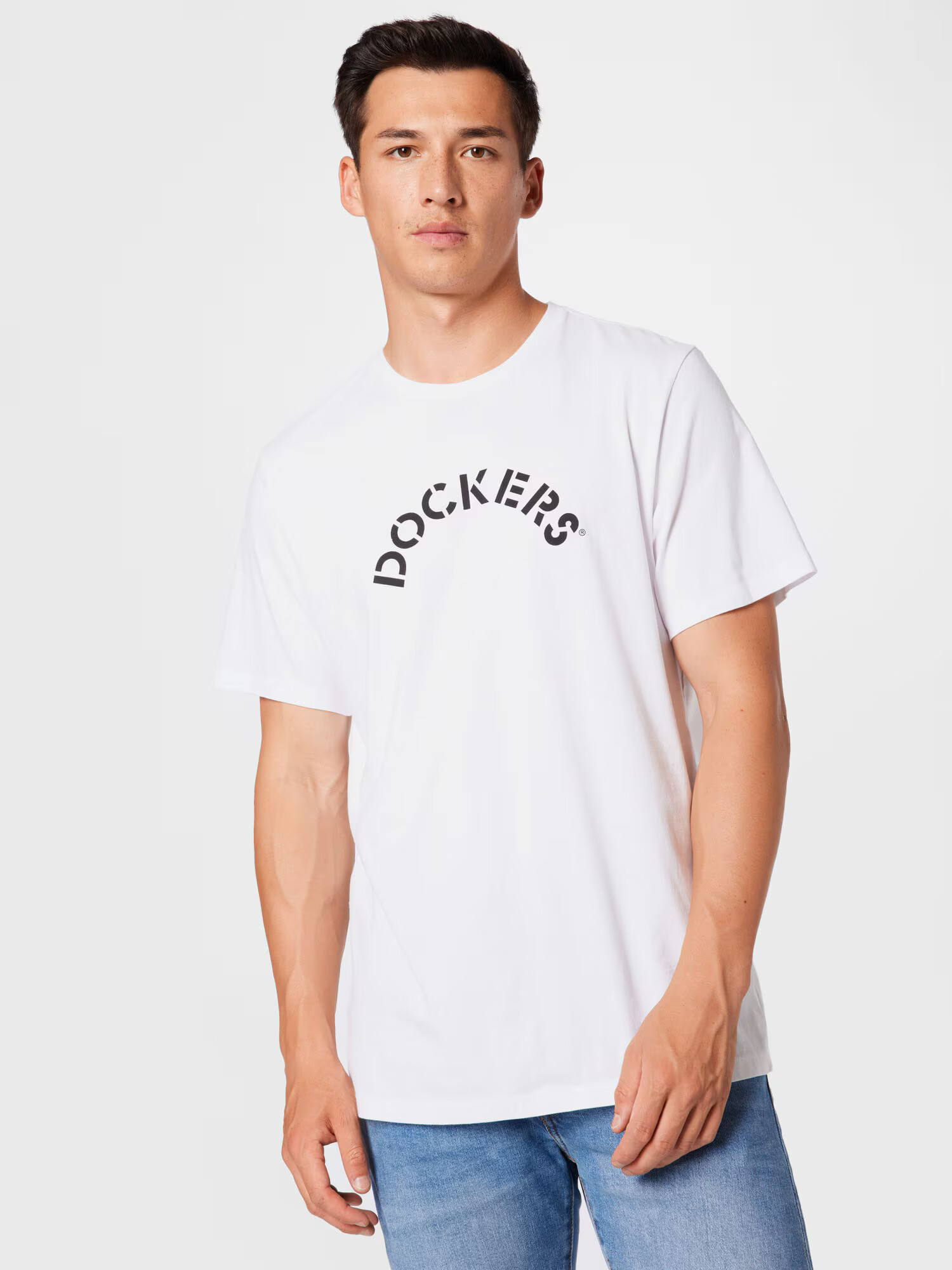 Dockers Tricou negru / alb - Pled.ro