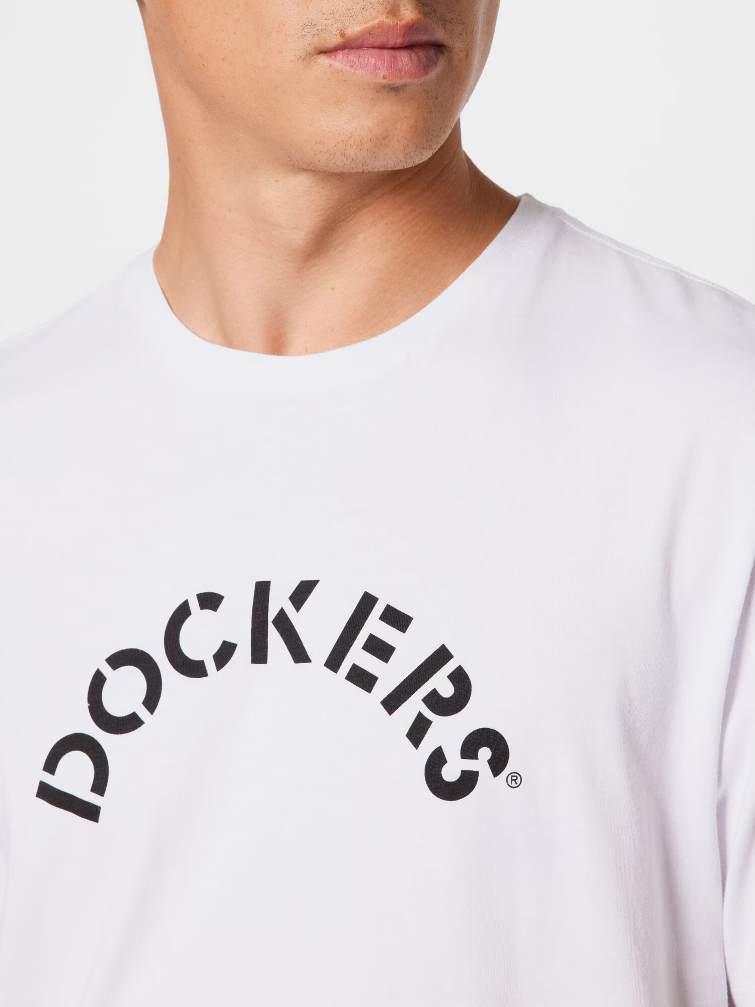 Dockers Tricou negru / alb - Pled.ro