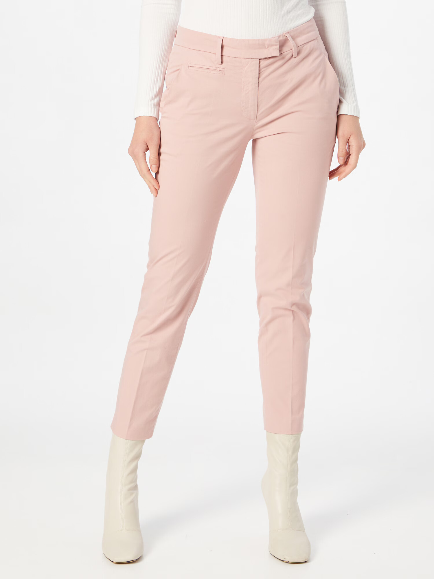 Dondup Pantaloni eleganți roz - Pled.ro