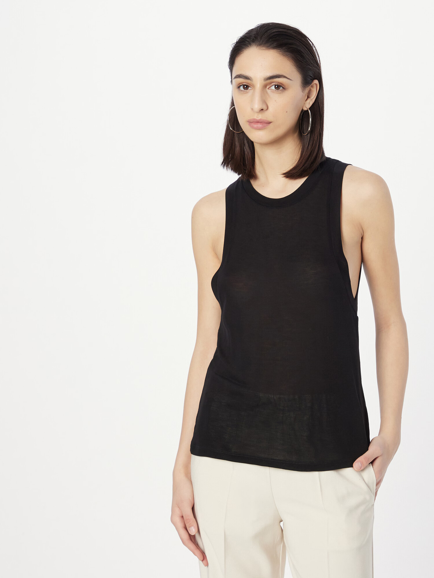 Dondup Top negru - Pled.ro