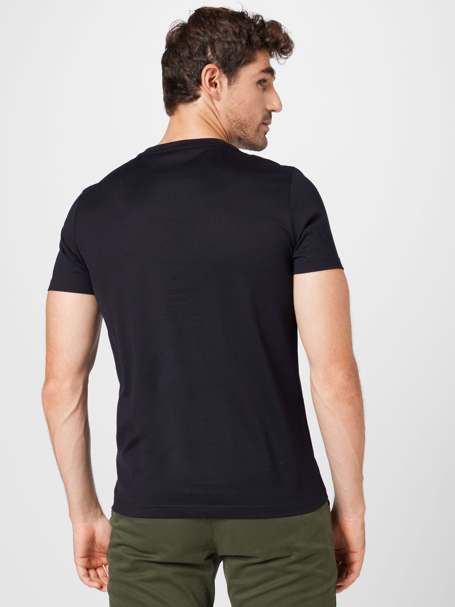 Dondup Tricou gri deschis / negru - Pled.ro