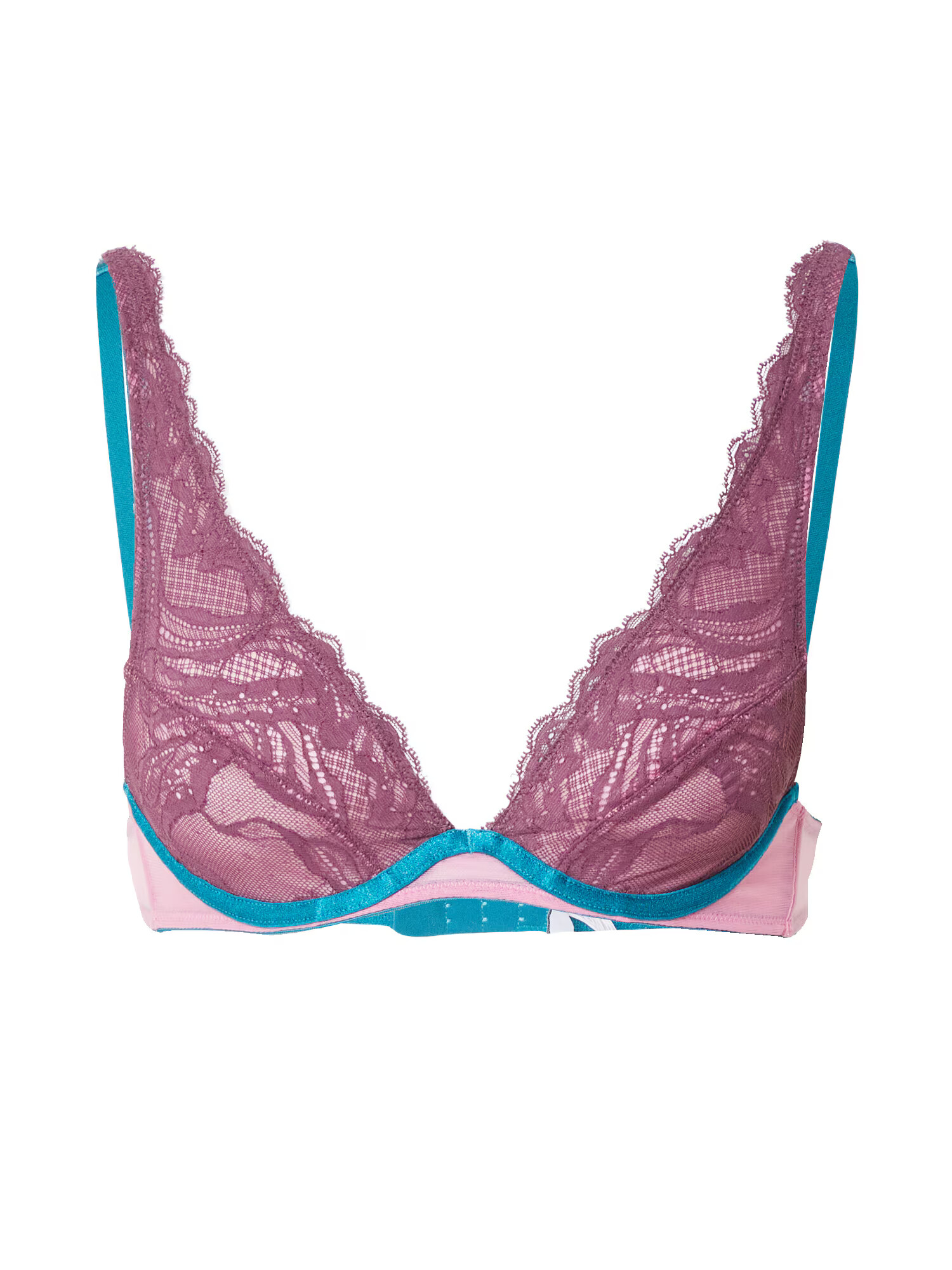 Dora Larsen Sutien 'CLEMENTINE' albastru aqua / roz / roșu bordeaux - Pled.ro