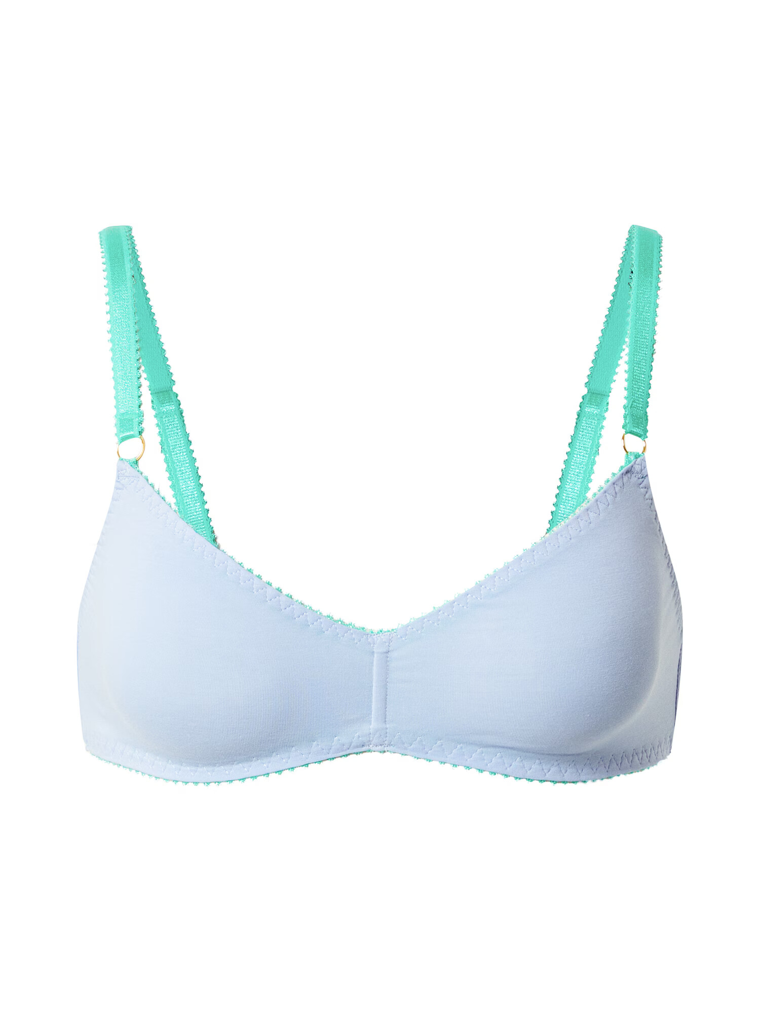 Dora Larsen Sutien 'NOELLE' albastru deschis / verde jad / roz - Pled.ro