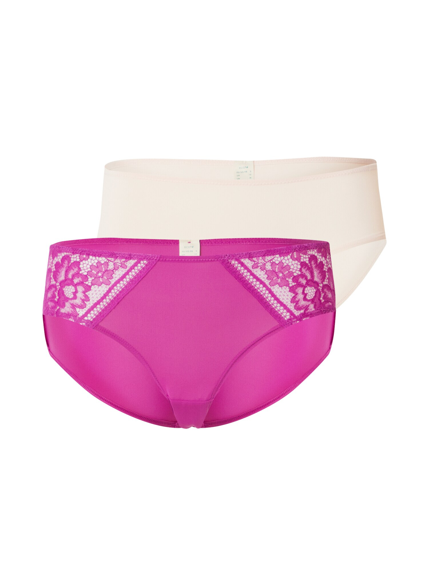 Dorina Slip fucsia / alb - Pled.ro