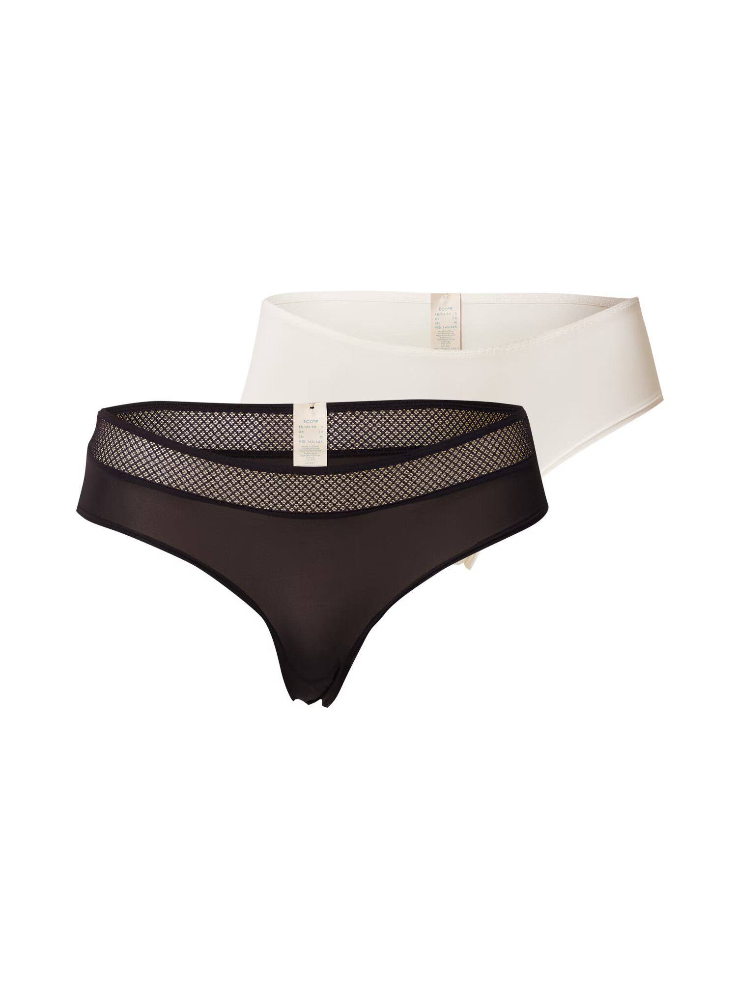 Dorina Slip negru / alb - Pled.ro