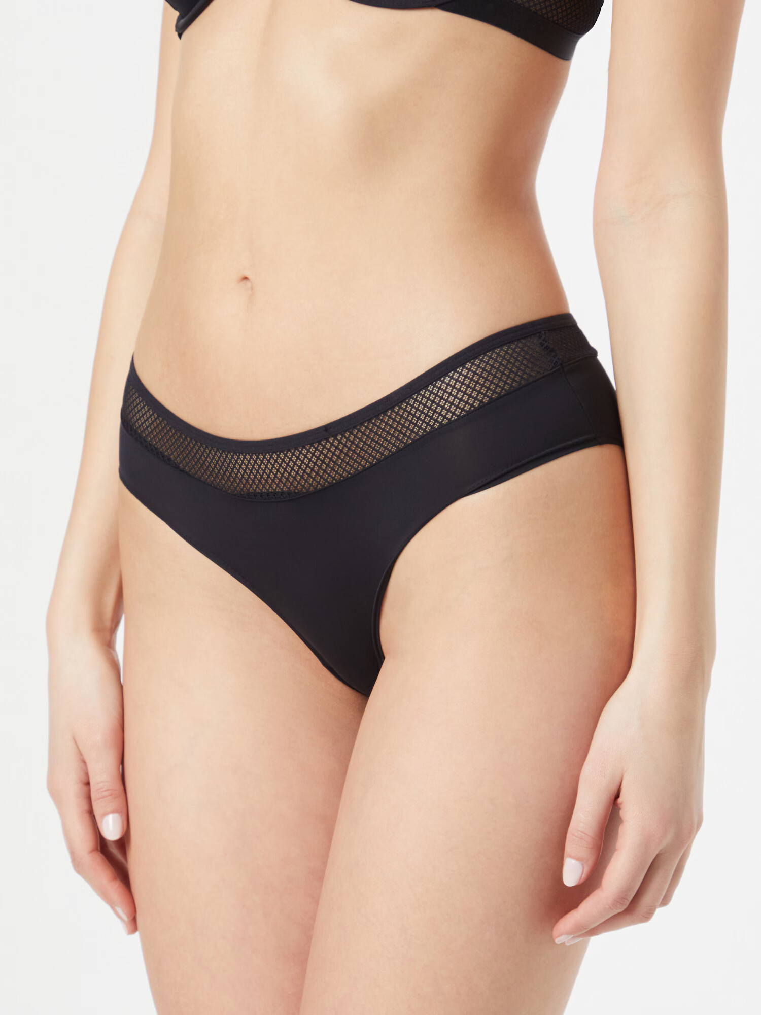 Dorina Slip negru / alb - Pled.ro