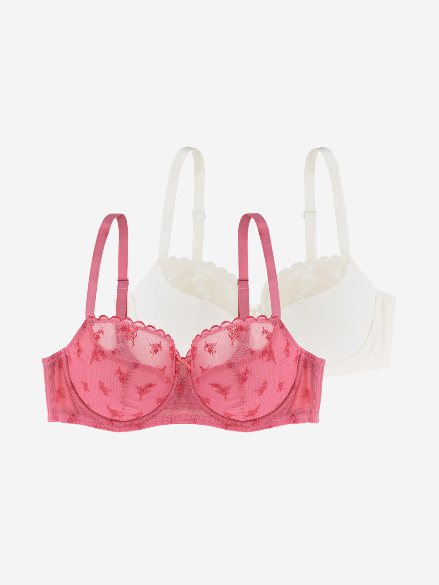 Dorina Sutien 'ELVERA' fucsia / roz deschis / alb - Pled.ro