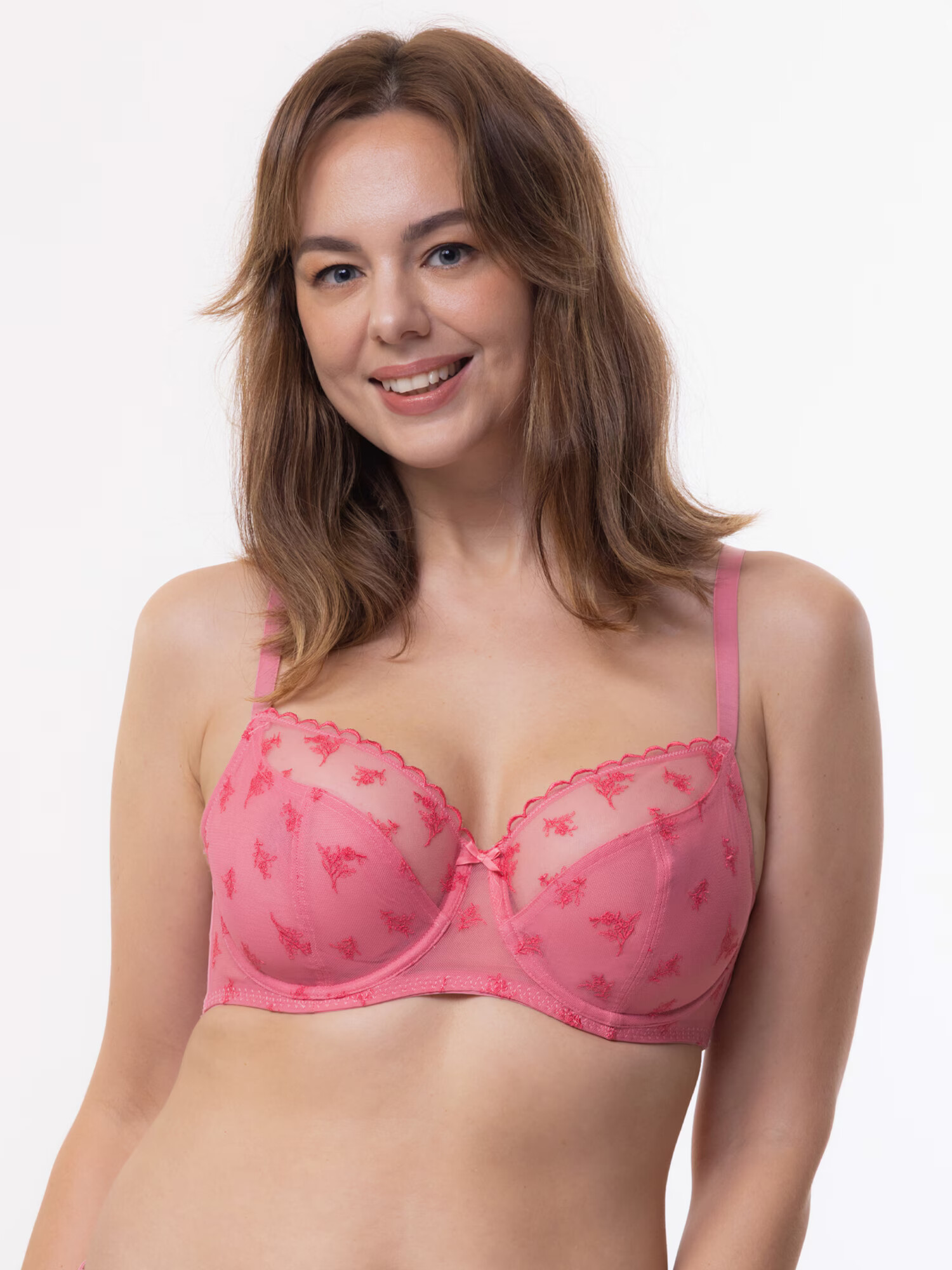 Dorina Sutien 'ELVERA' fucsia / roz deschis / alb - Pled.ro