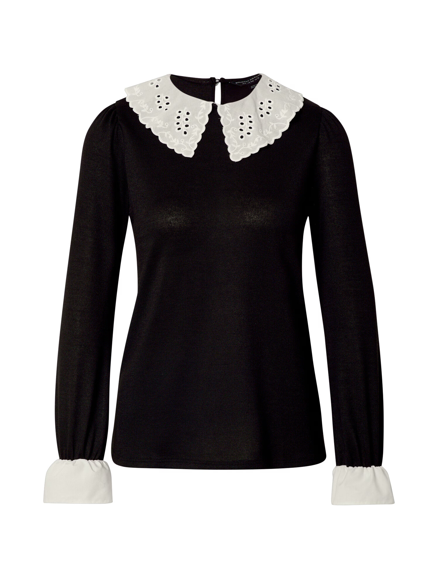 Dorothy Perkins Bluză negru / alb - Pled.ro