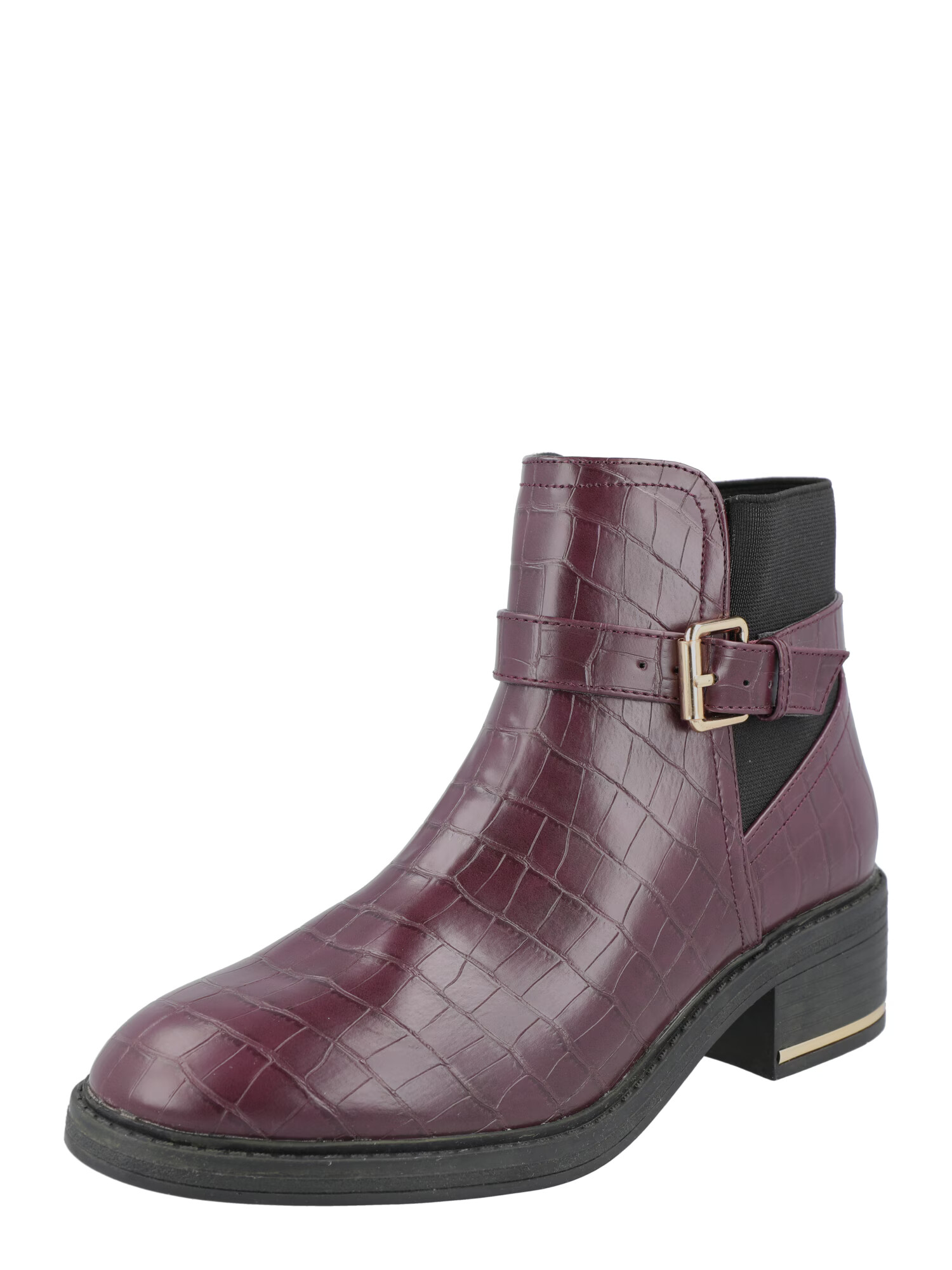 Dorothy Perkins Cizme glezne 'Milly' roșu burgundy / negru - Pled.ro