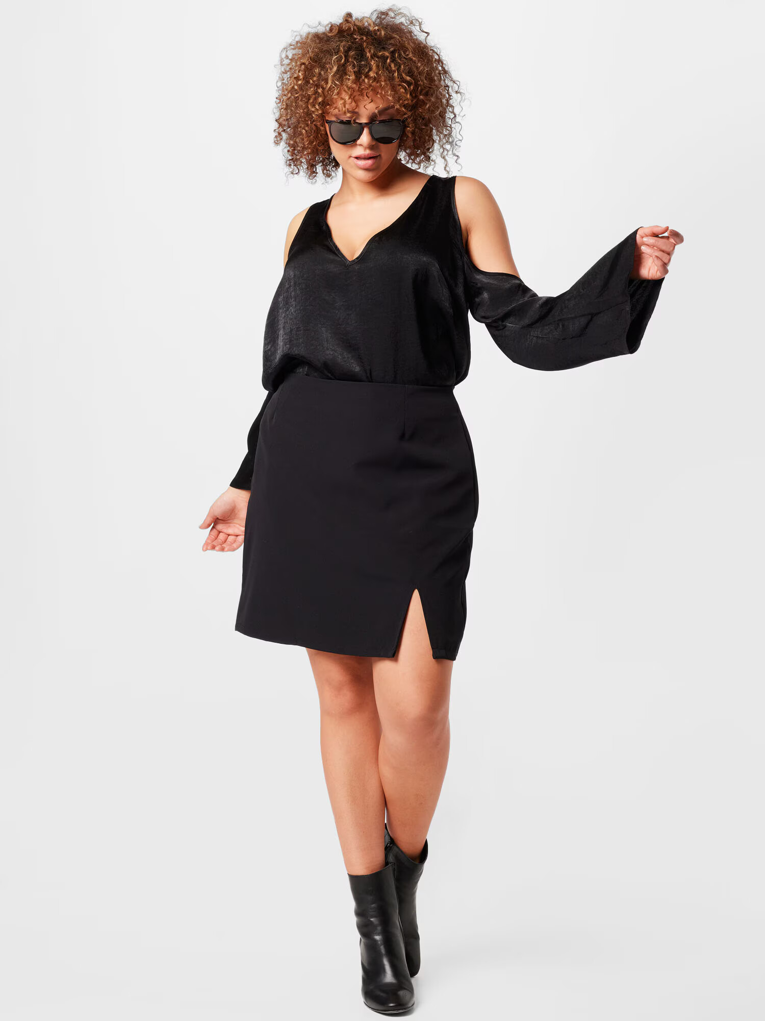 Dorothy Perkins Curve Bluză negru - Pled.ro