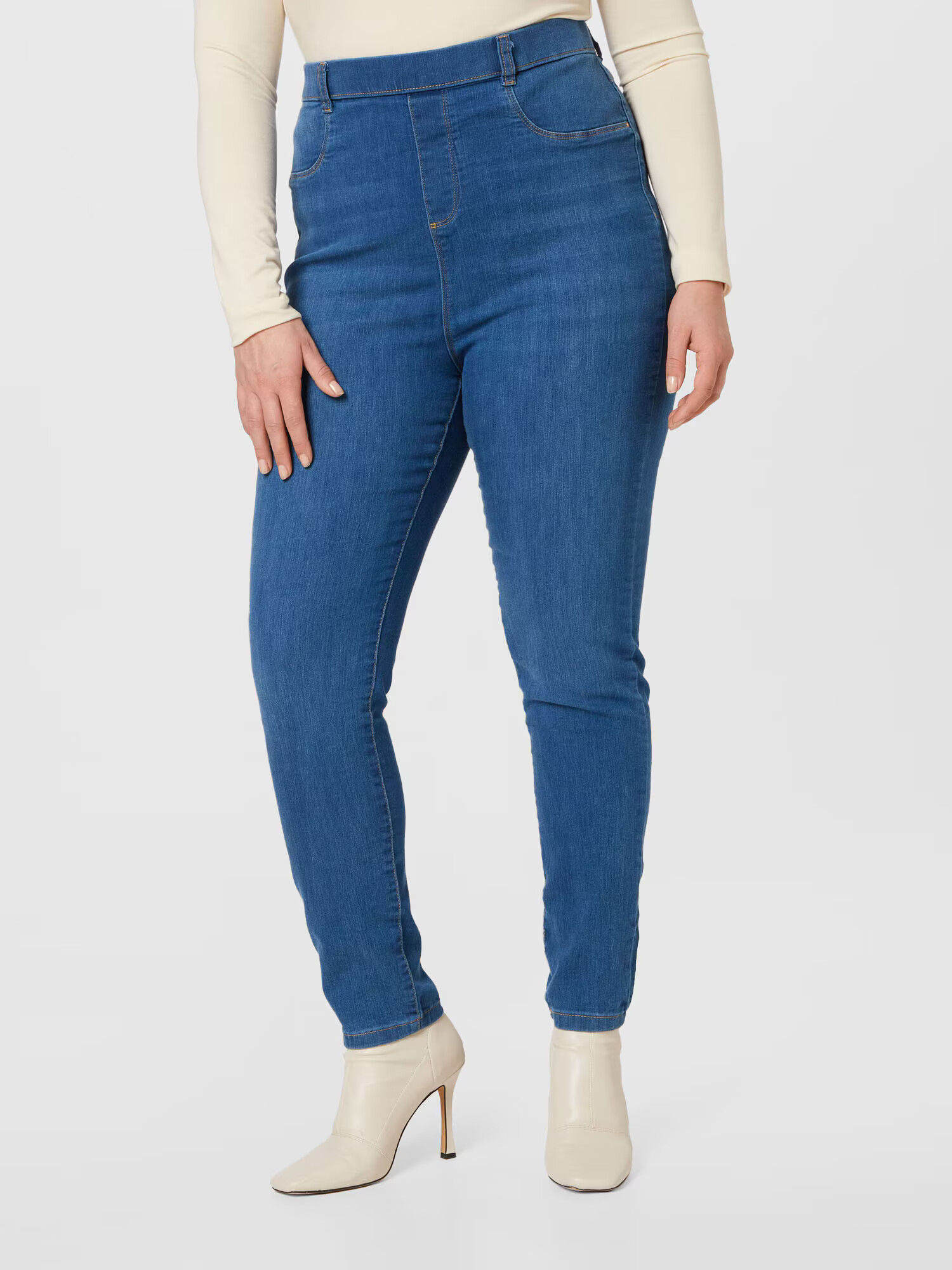 Dorothy Perkins Curve Jeans albastru denim - Pled.ro