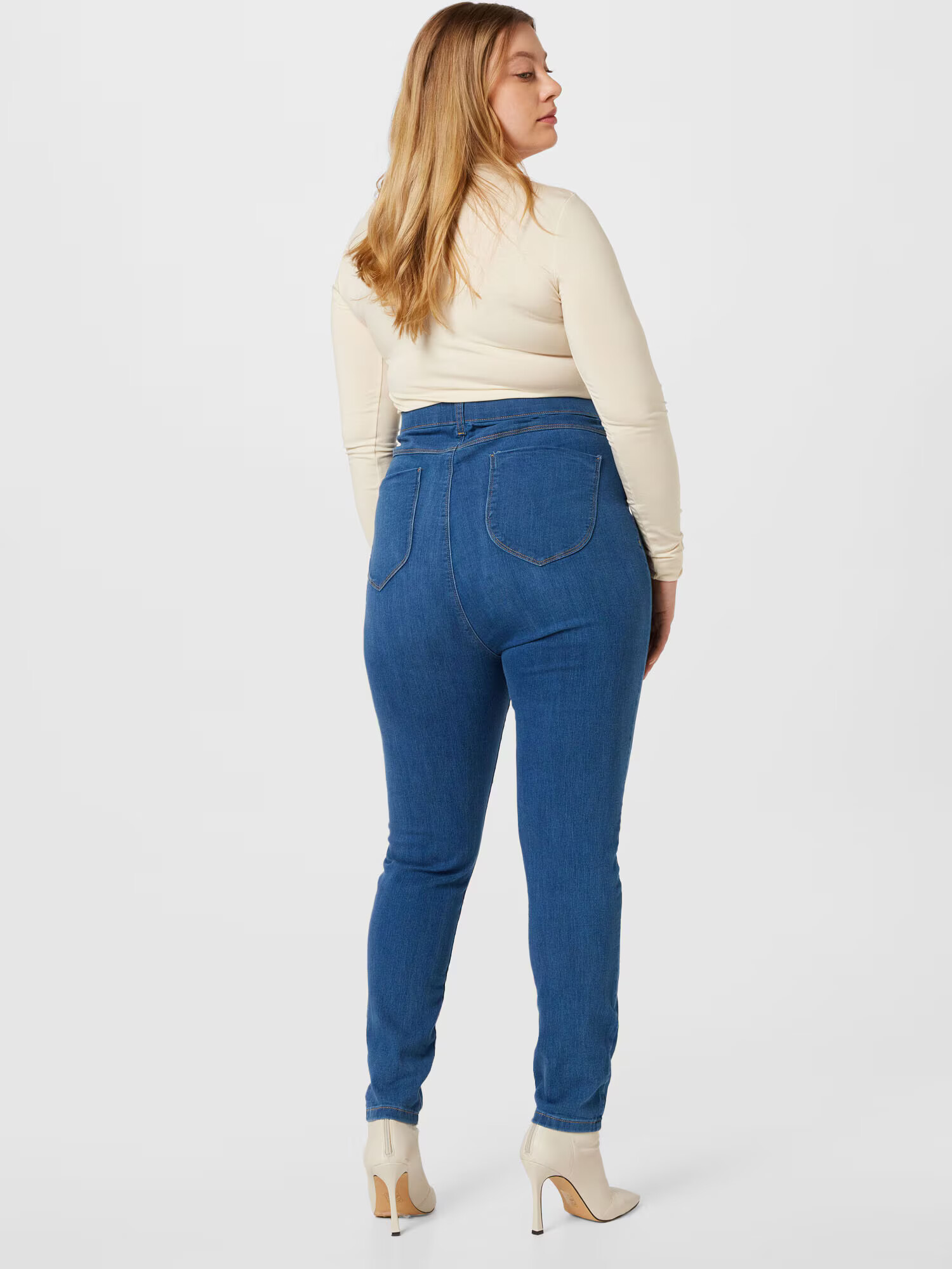 Dorothy Perkins Curve Jeans albastru denim - Pled.ro