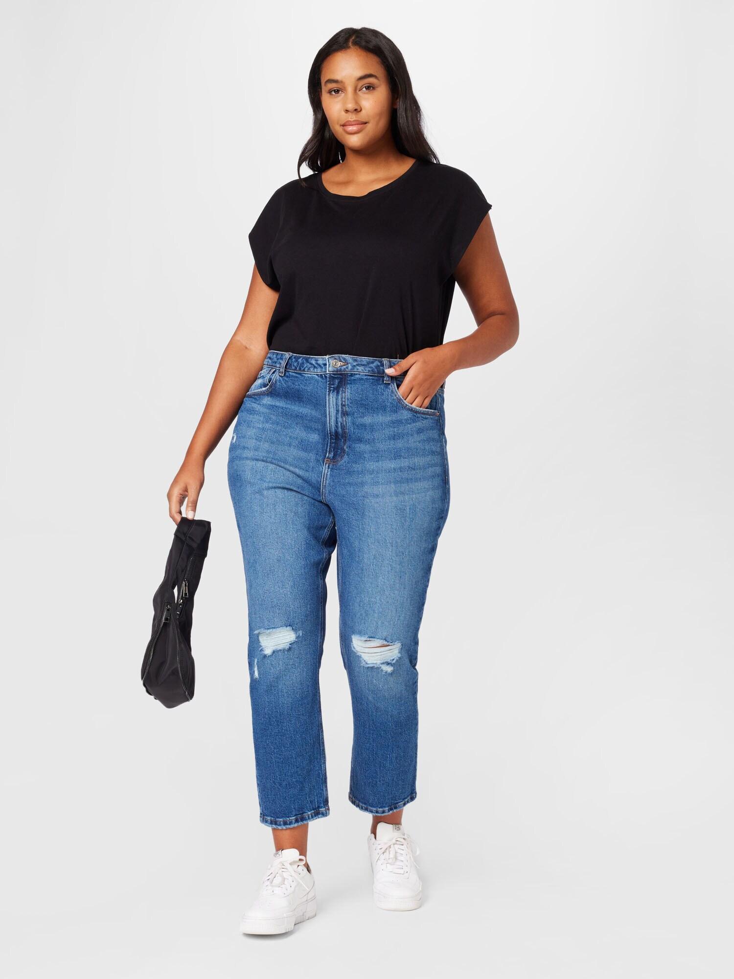 Dorothy Perkins Curve Jeans albastru denim - Pled.ro