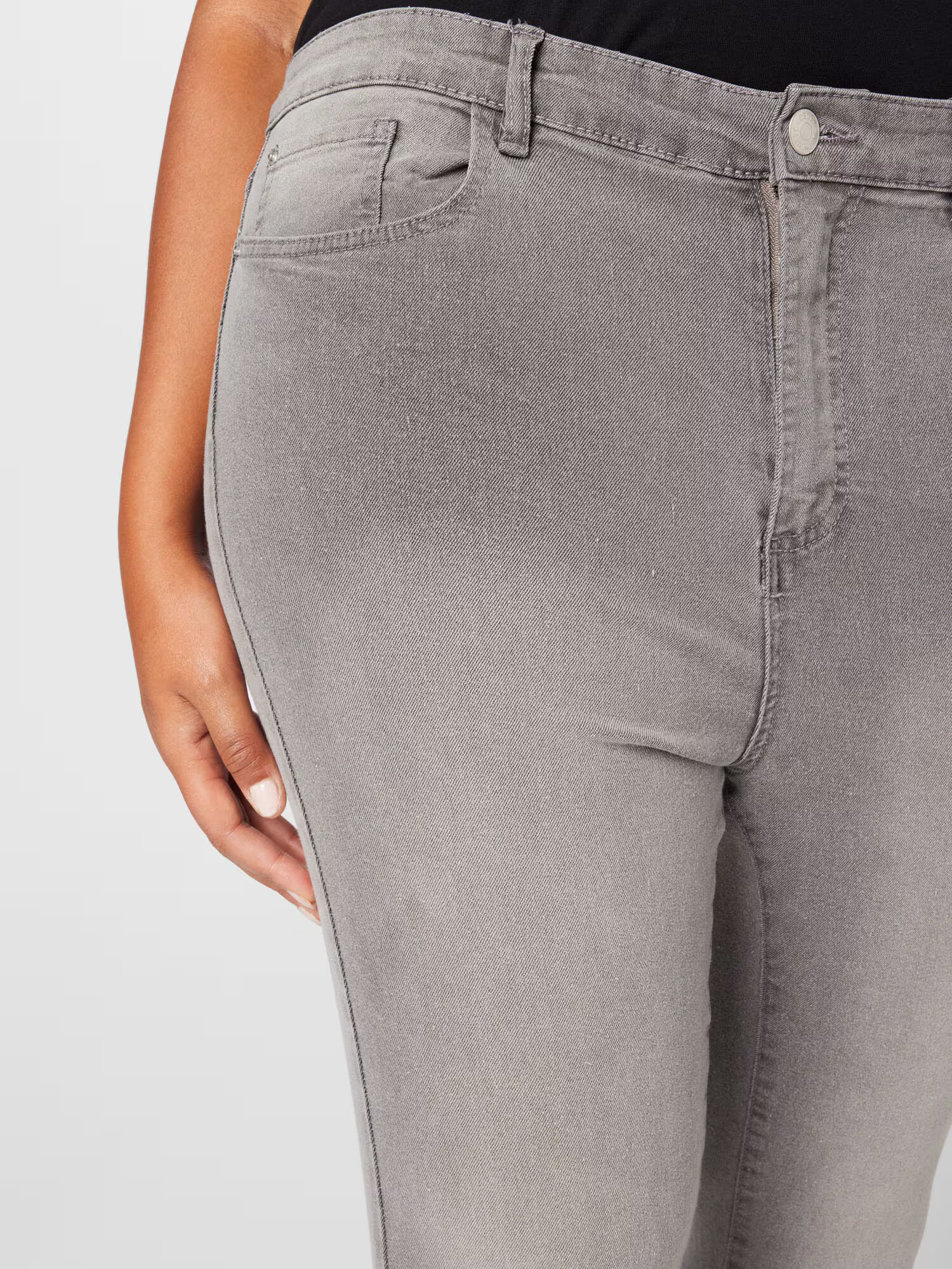 Dorothy Perkins Curve Jeans 'Alex' gri denim - Pled.ro