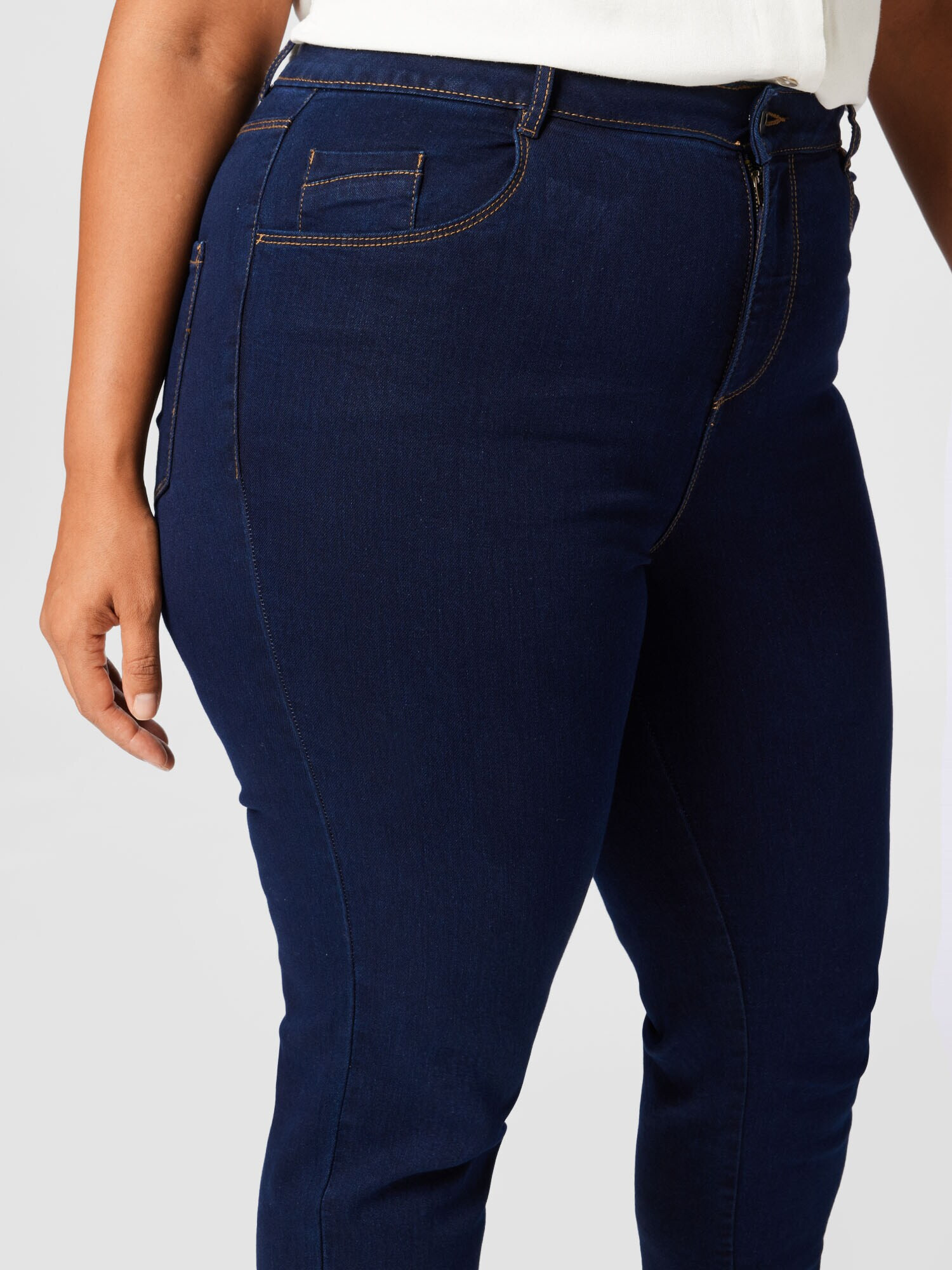 Dorothy Perkins Curve Jeans 'Ellis' albastru închis - Pled.ro