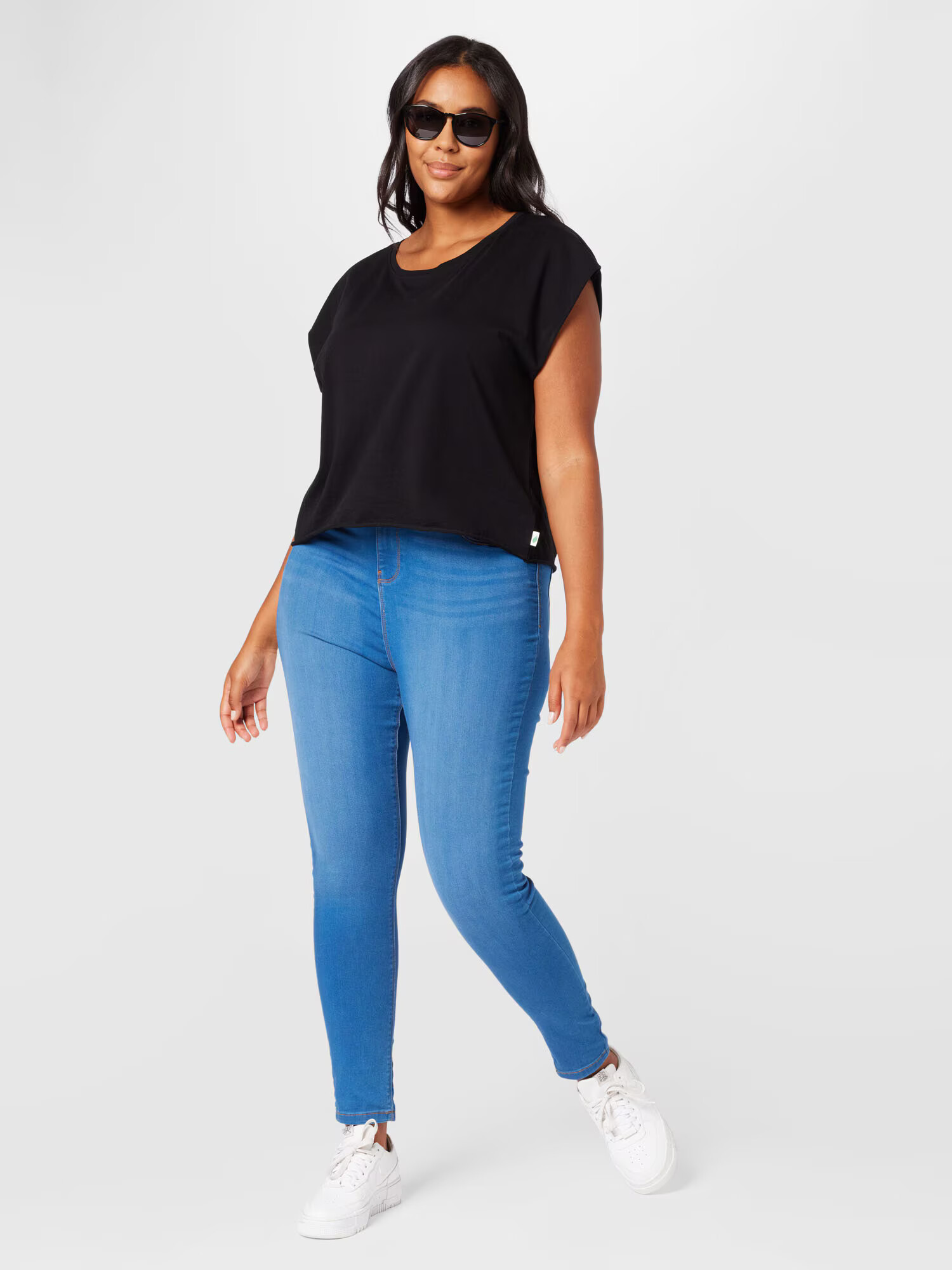 Dorothy Perkins Curve Jeans 'Frankie' albastru denim - Pled.ro