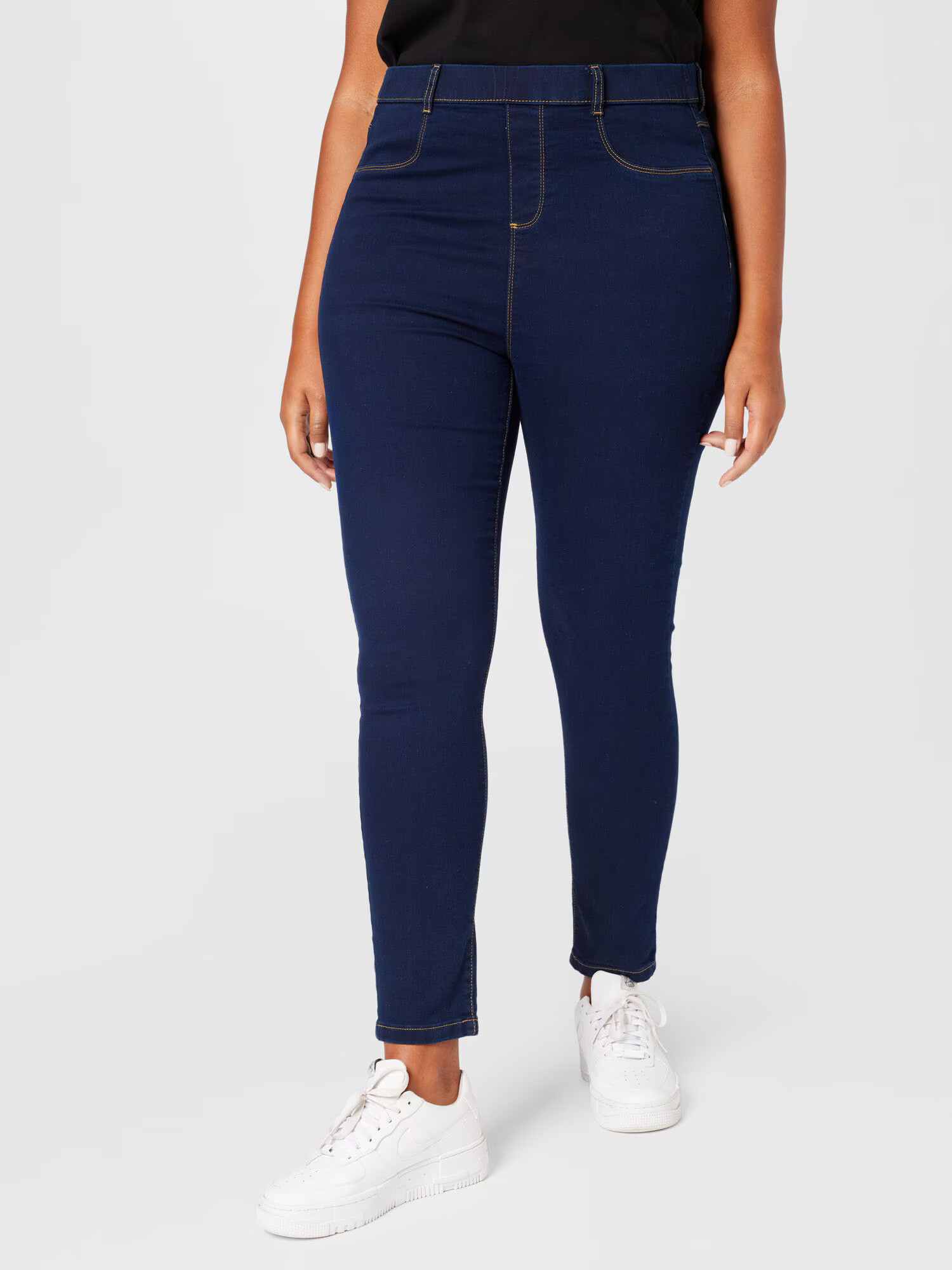 Dorothy Perkins Curve Jeggings 'Eden' bleumarin - Pled.ro