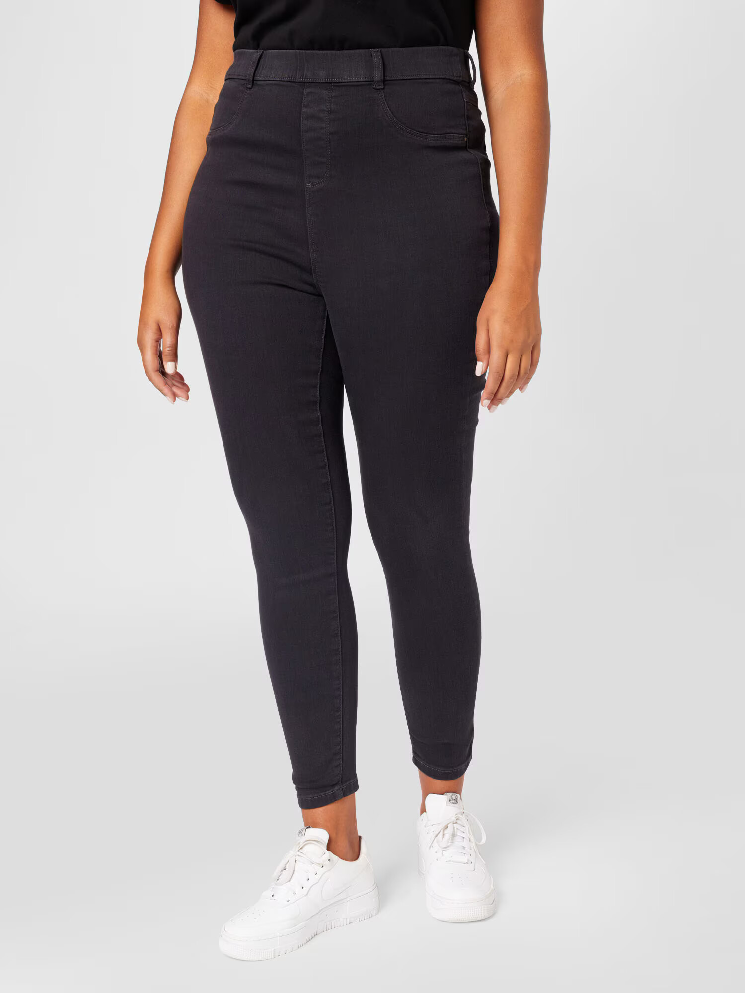 Dorothy Perkins Curve Jeggings 'Eden' gri denim - Pled.ro