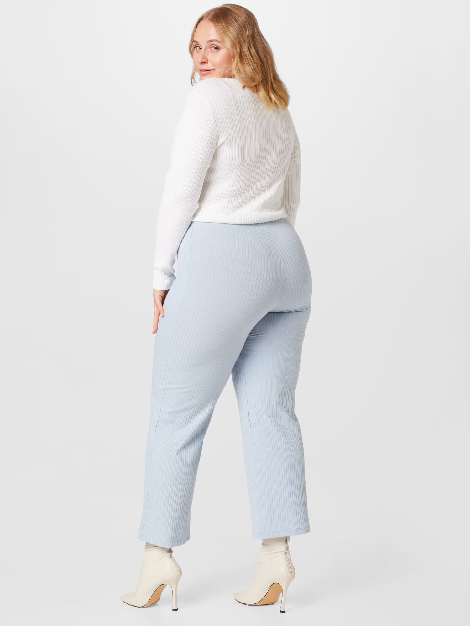 Dorothy Perkins Curve Pantaloni albastru deschis - Pled.ro