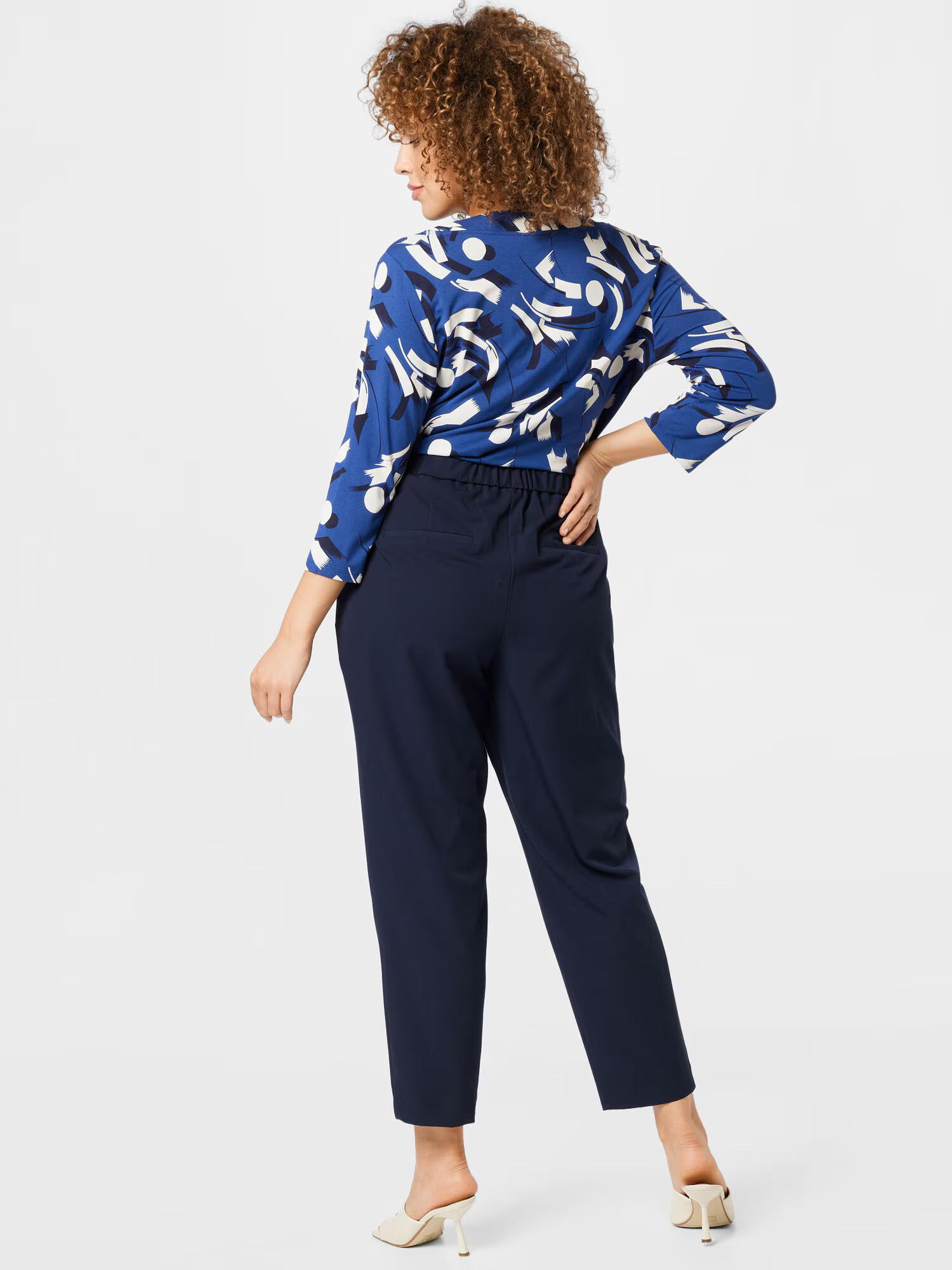 Dorothy Perkins Curve Pantaloni bleumarin - Pled.ro