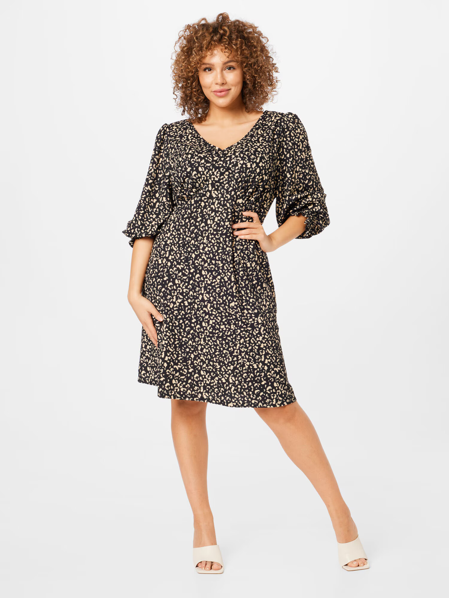 Dorothy Perkins Curve Rochie bej / negru - Pled.ro