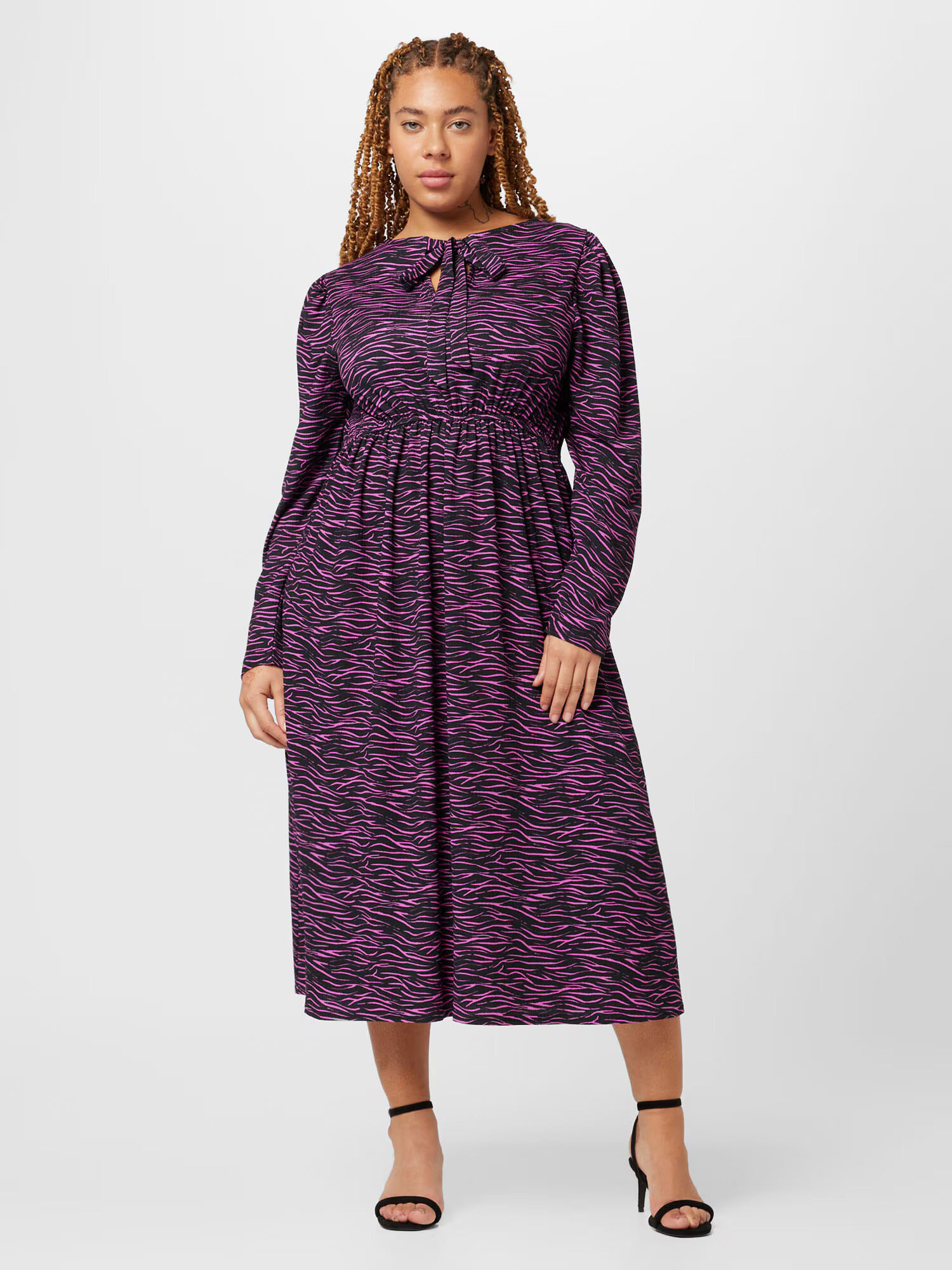 Dorothy Perkins Curve Rochie fucsia / negru - Pled.ro