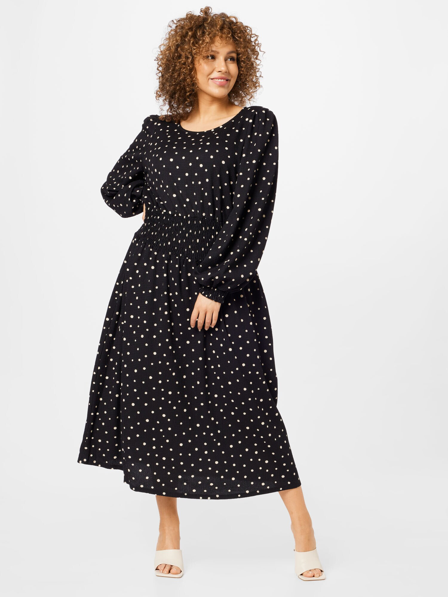 Dorothy Perkins Curve Rochie negru / alb - Pled.ro