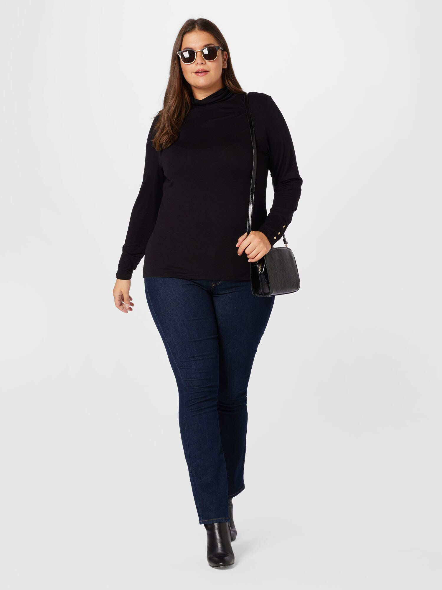 Dorothy Perkins Curve Tricou negru - Pled.ro