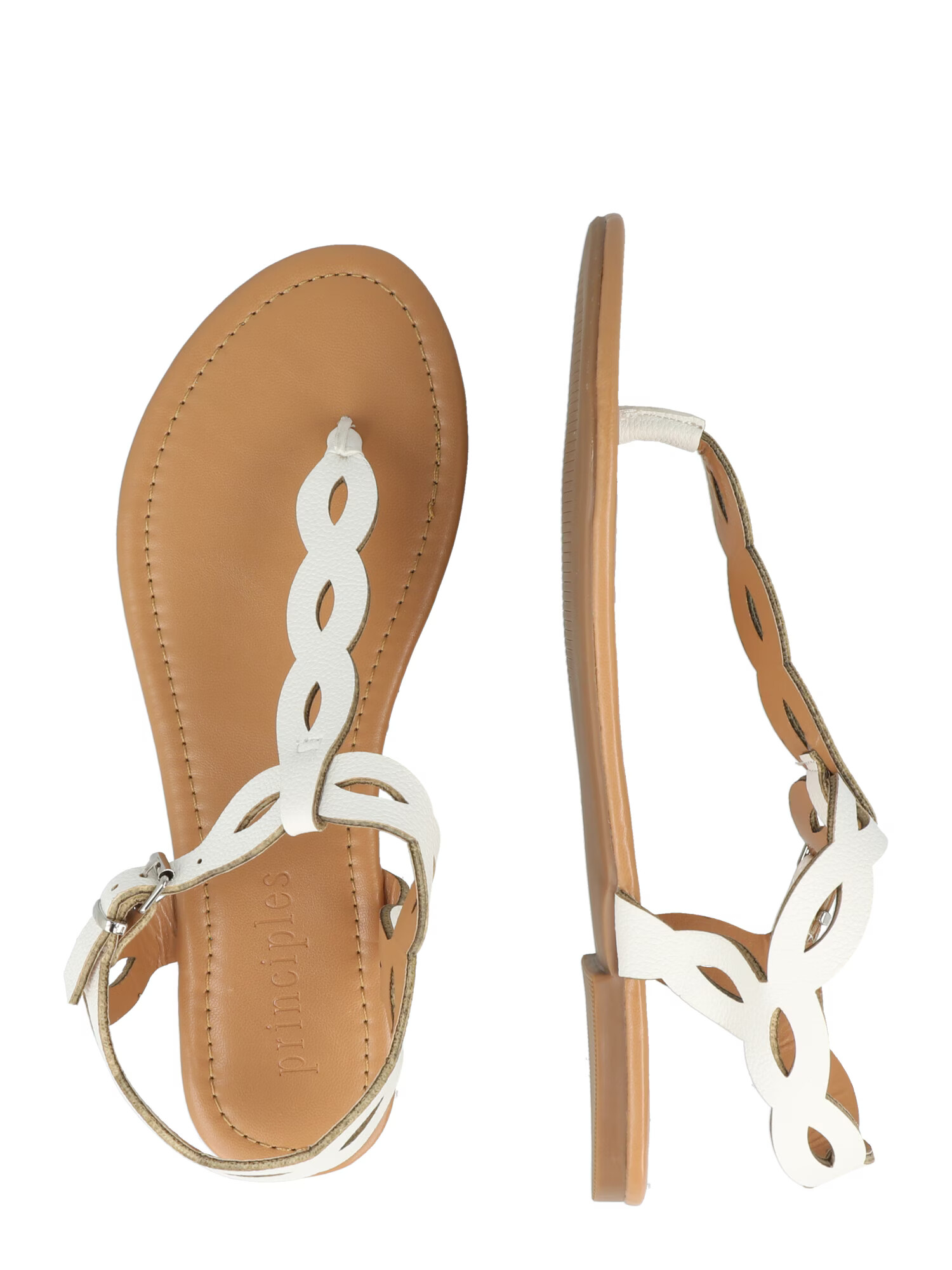 Dorothy Perkins Flip-flops 'Bertie' alb - Pled.ro