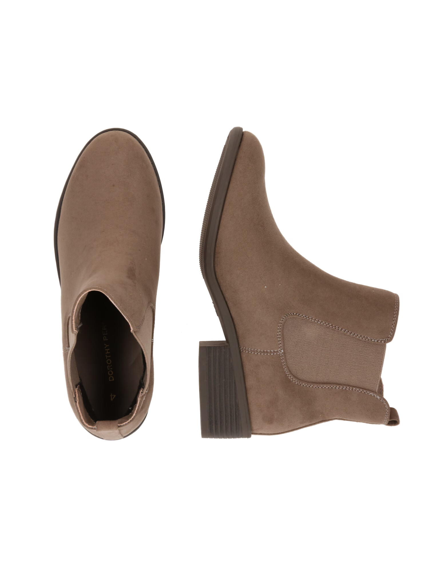 Dorothy Perkins Ghete chelsea 'Monaco' gri taupe - Pled.ro