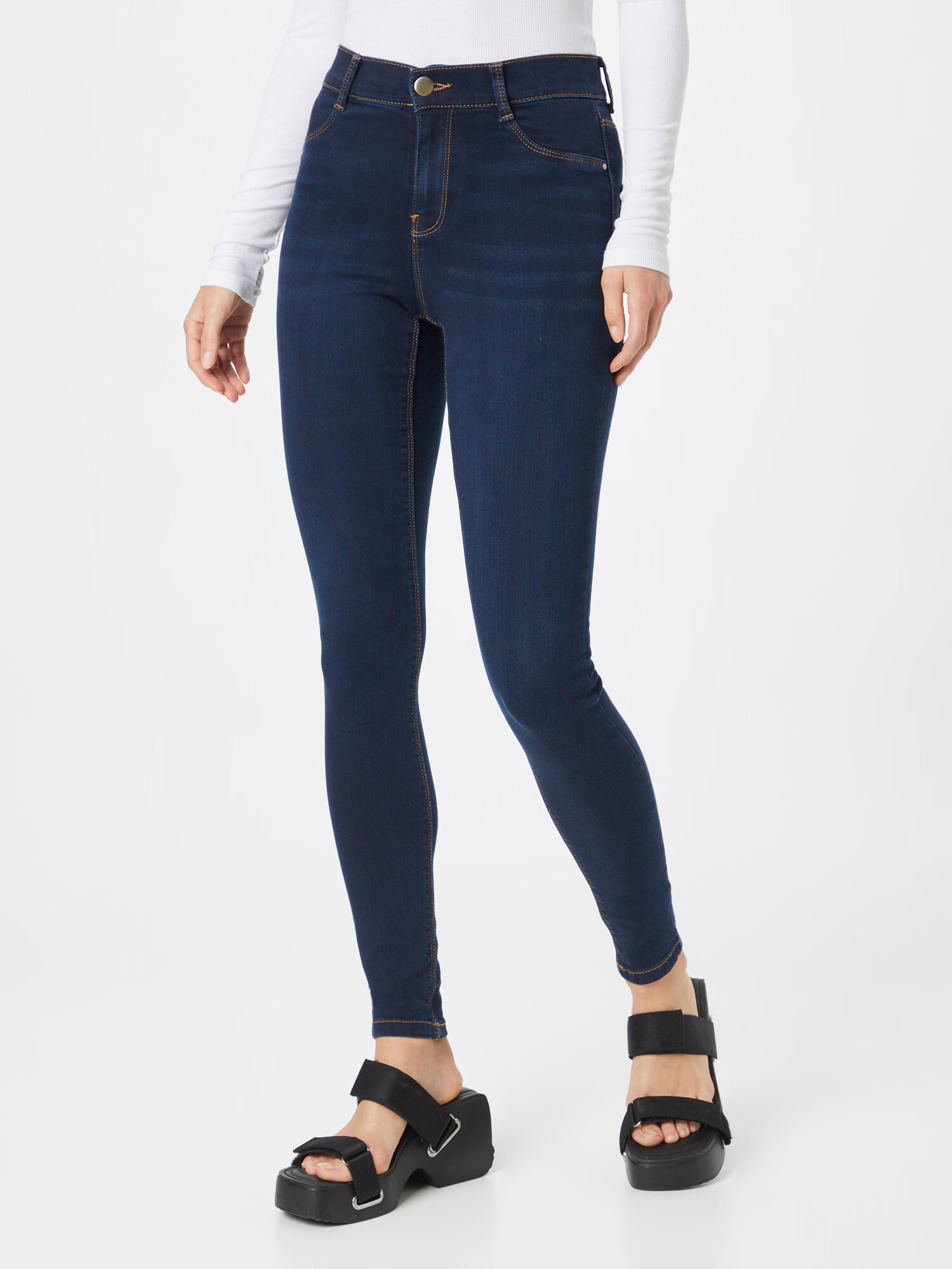 Dorothy Perkins Jeans 'Frankie' bleumarin - Pled.ro