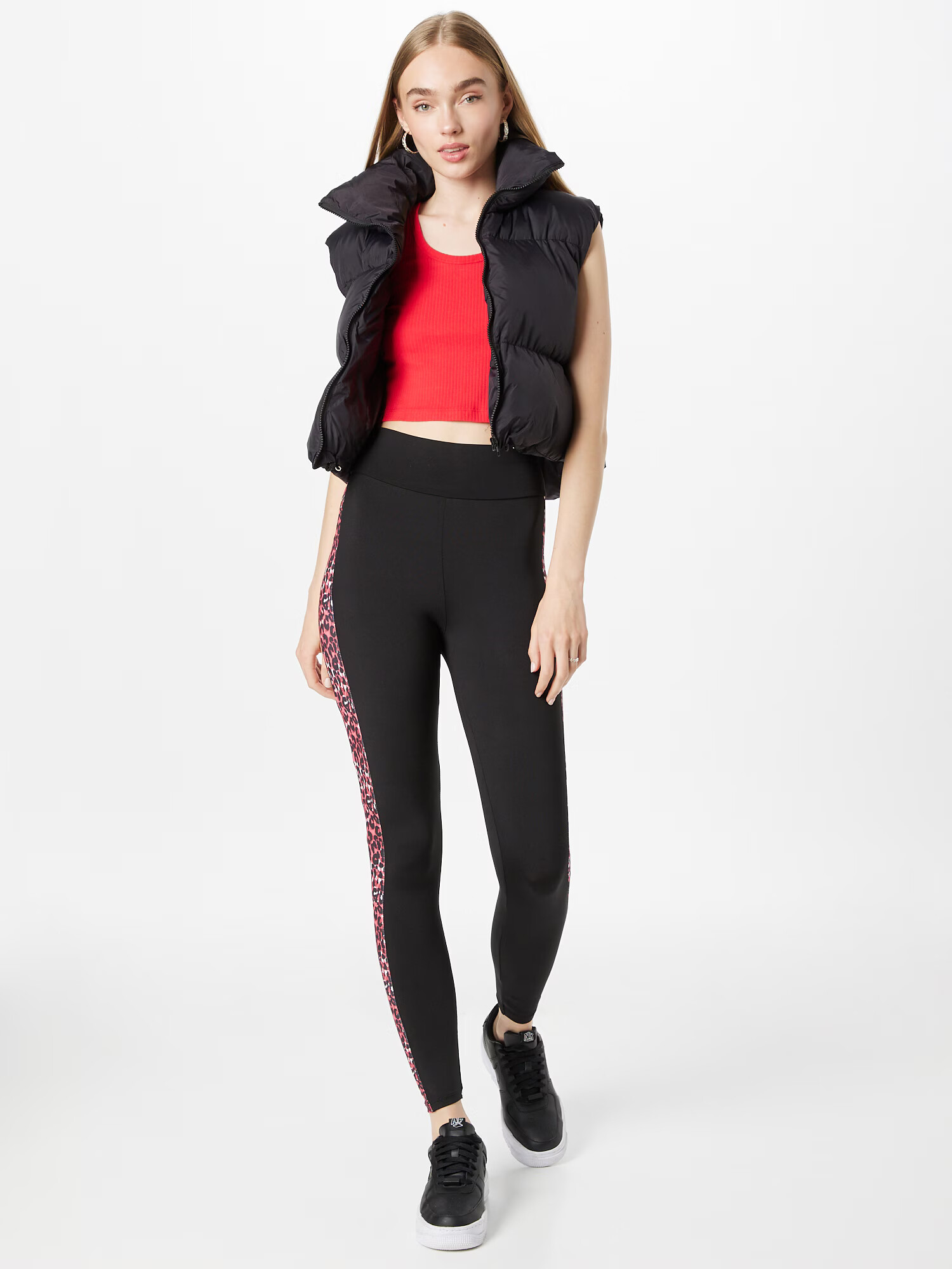 Dorothy Perkins Leggings roșu pepene / negru / alb - Pled.ro