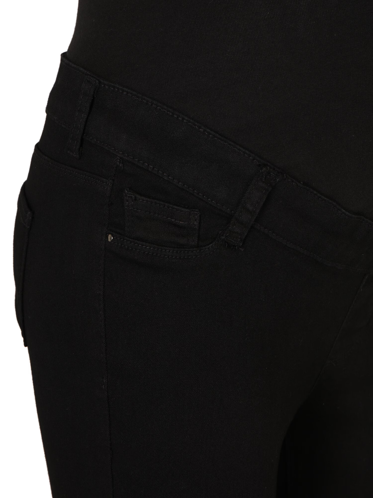 Dorothy Perkins Maternity Jeans 'Overbum' negru denim - Pled.ro