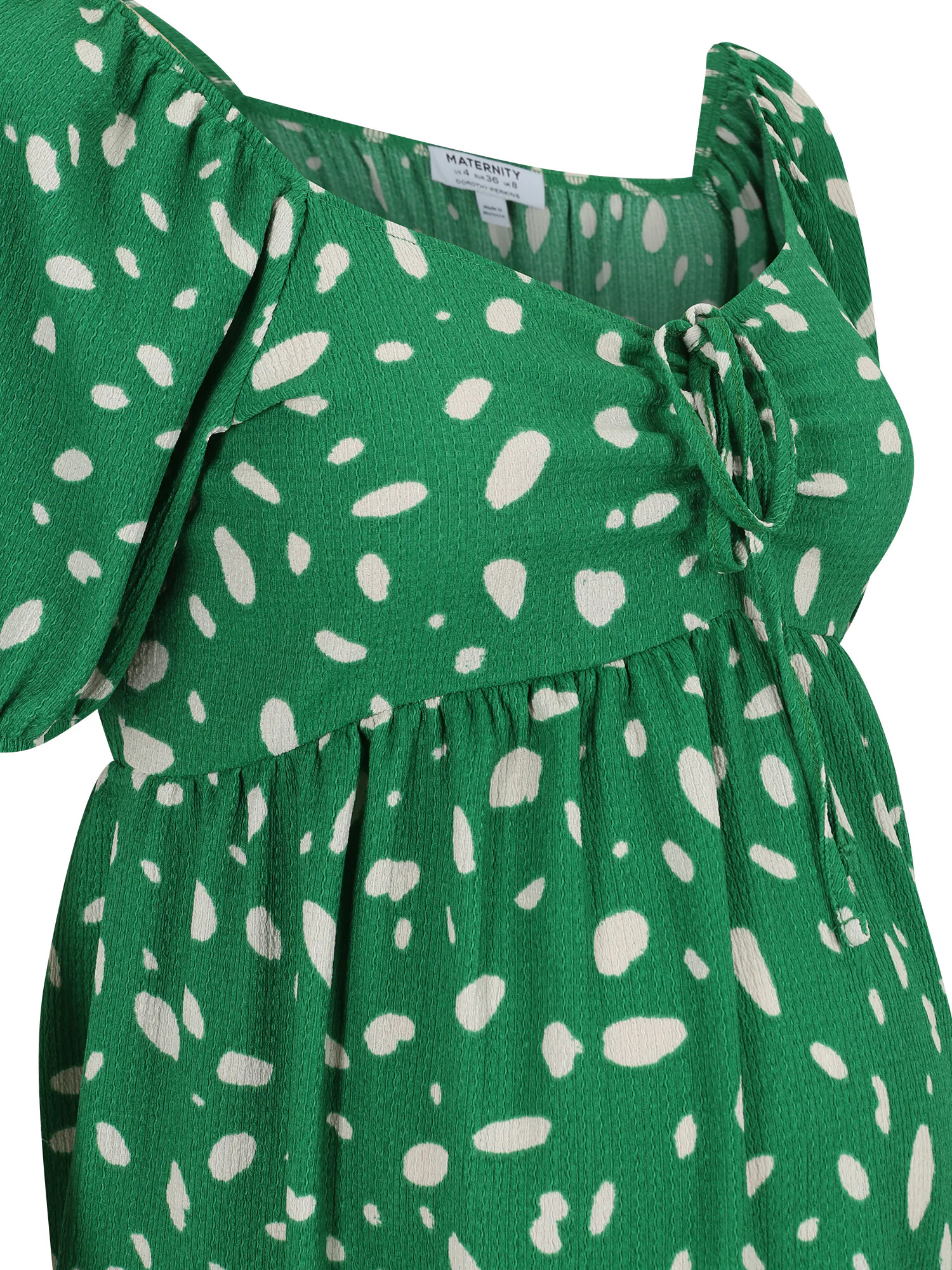 Dorothy Perkins Maternity Rochie verde / alb - Pled.ro