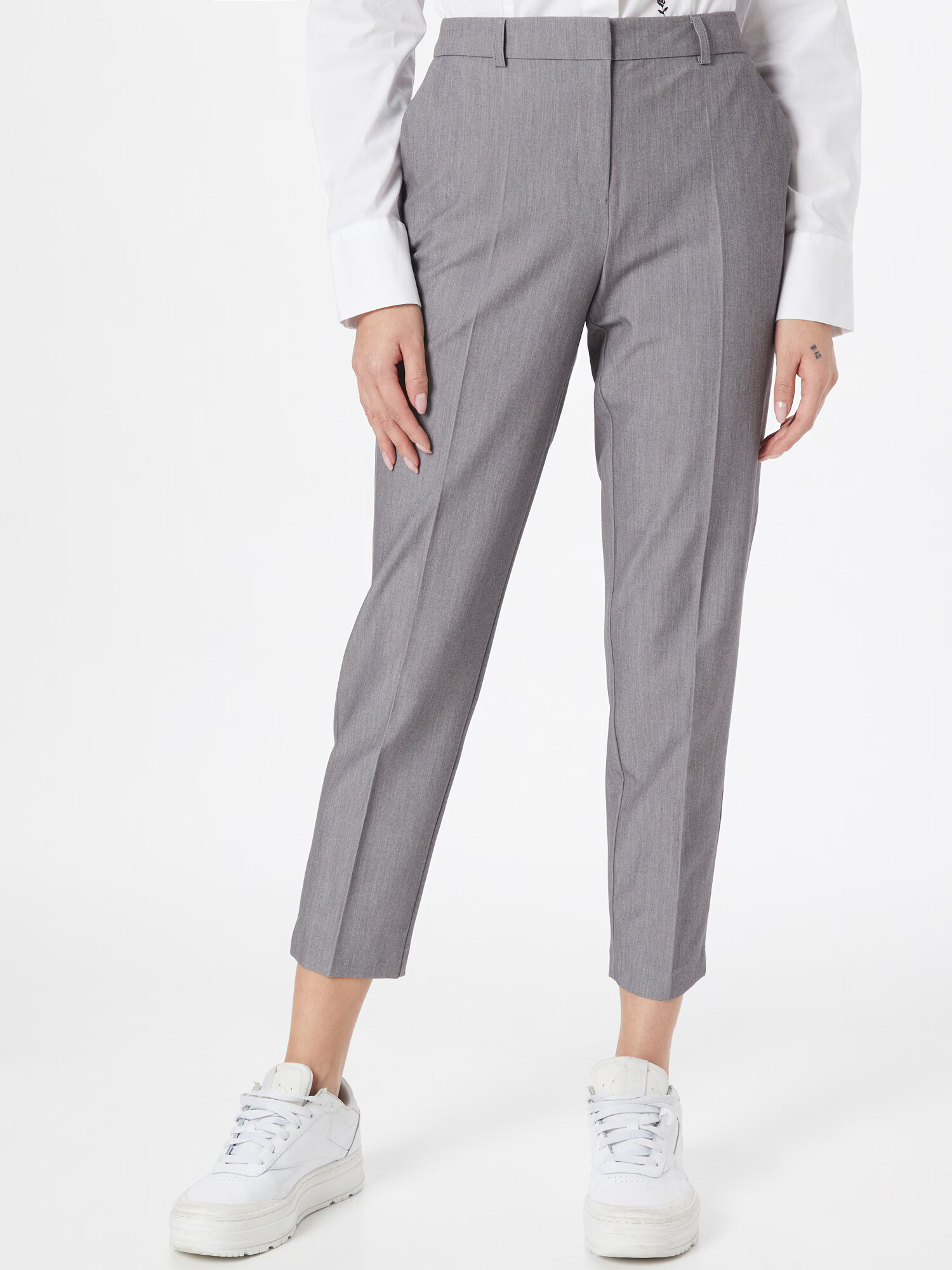 Dorothy Perkins Pantaloni cu dungă gri - Pled.ro