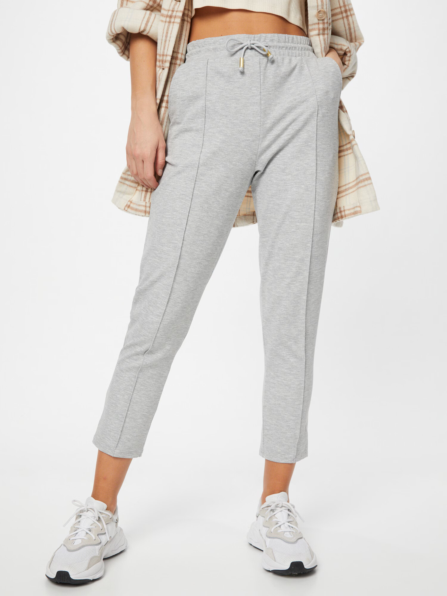 Dorothy Perkins Pantaloni cu dungă gri amestecat - Pled.ro