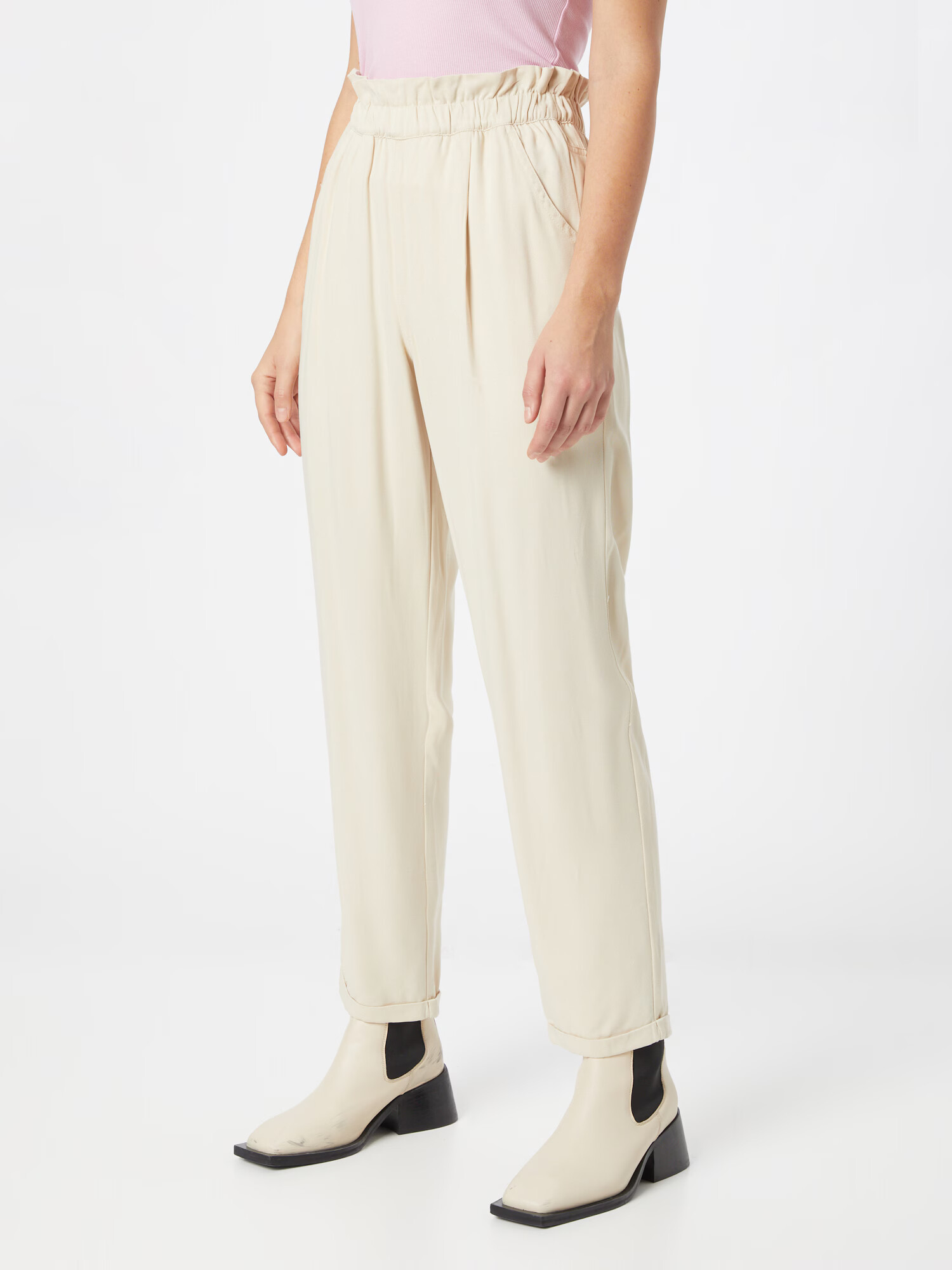 Dorothy Perkins Pantaloni cutați crem - Pled.ro