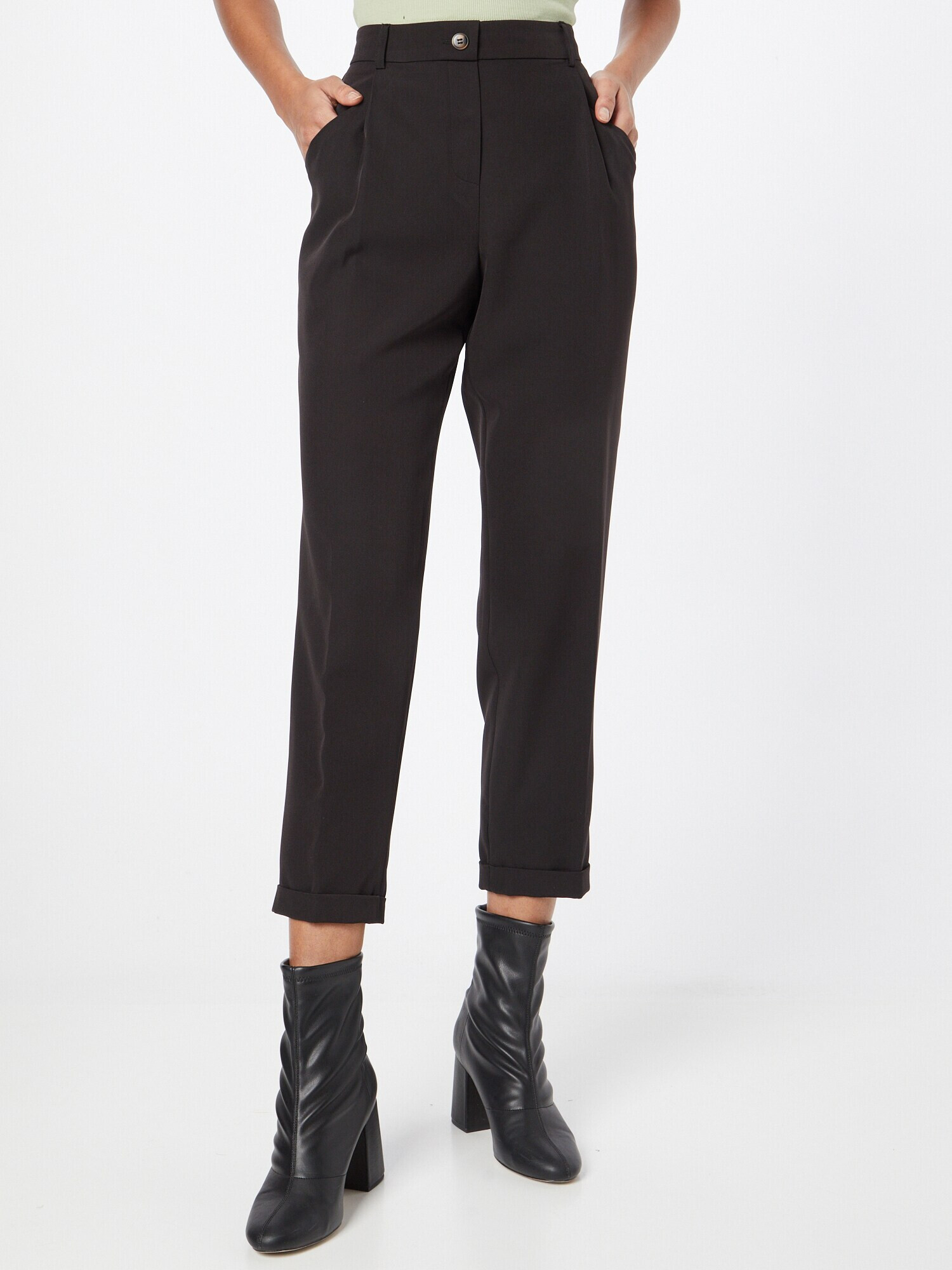 Dorothy Perkins Pantaloni cutați negru - Pled.ro