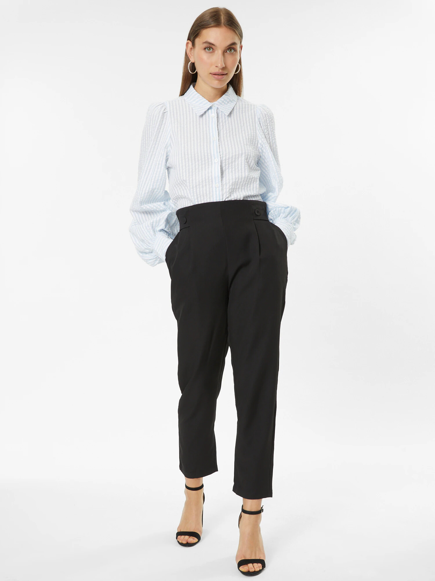 Dorothy Perkins Pantaloni cutați negru - Pled.ro