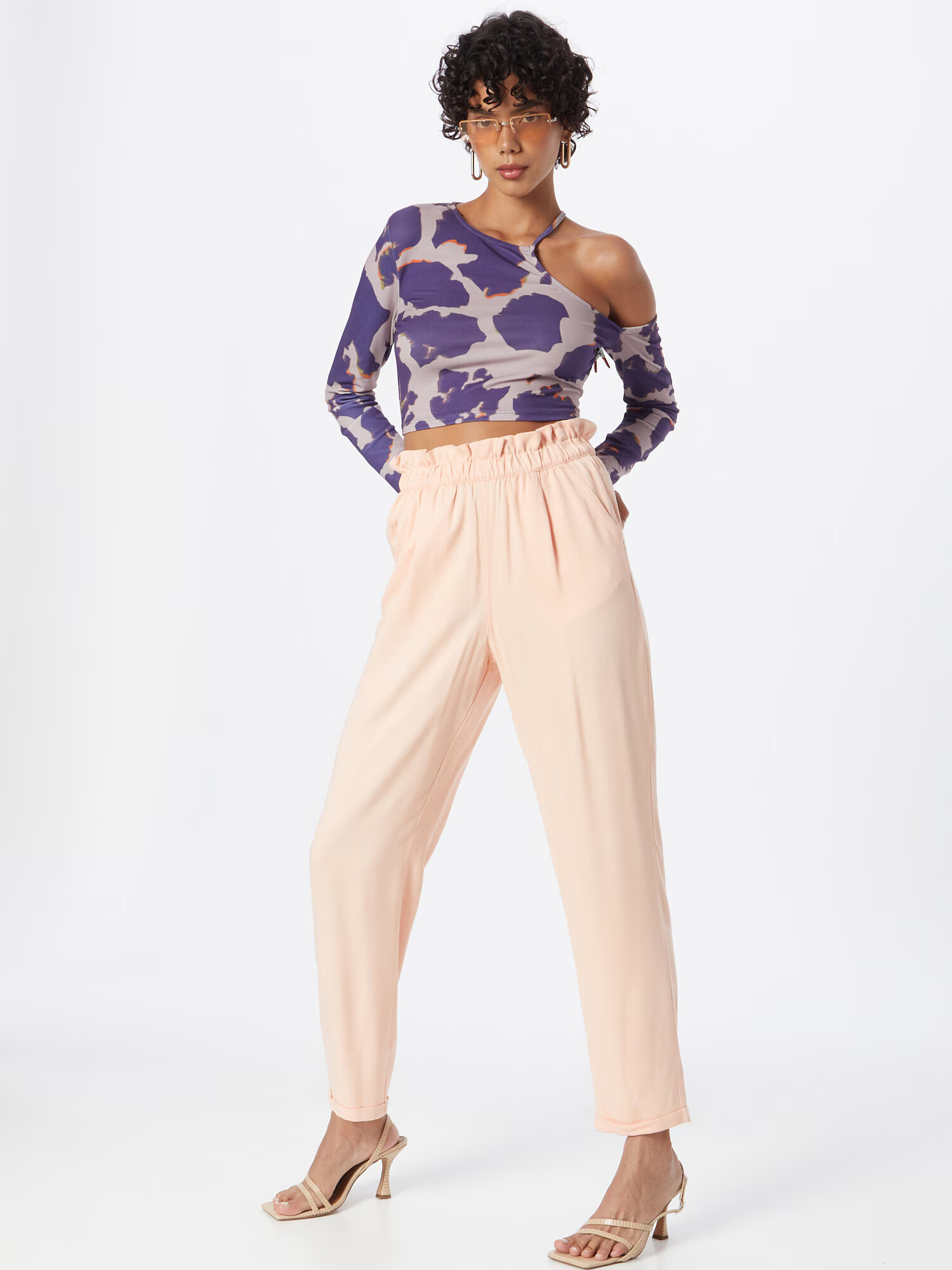 Dorothy Perkins Pantaloni cutați roz pastel - Pled.ro