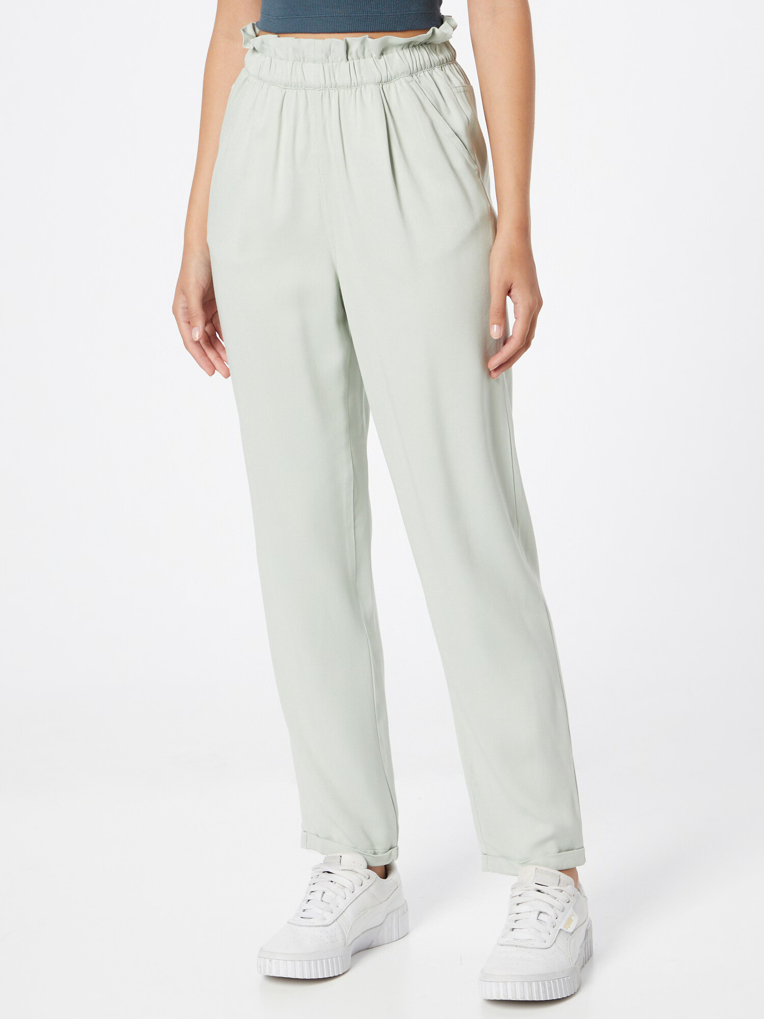 Dorothy Perkins Pantaloni cutați verde pastel - Pled.ro