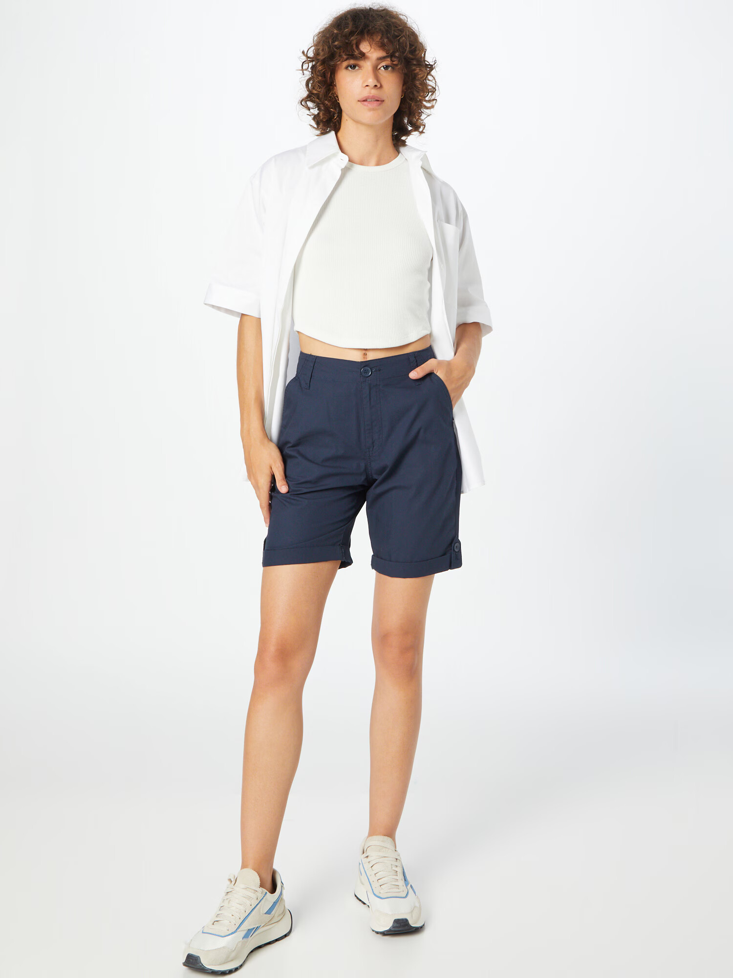 Dorothy Perkins Pantaloni eleganți bleumarin - Pled.ro