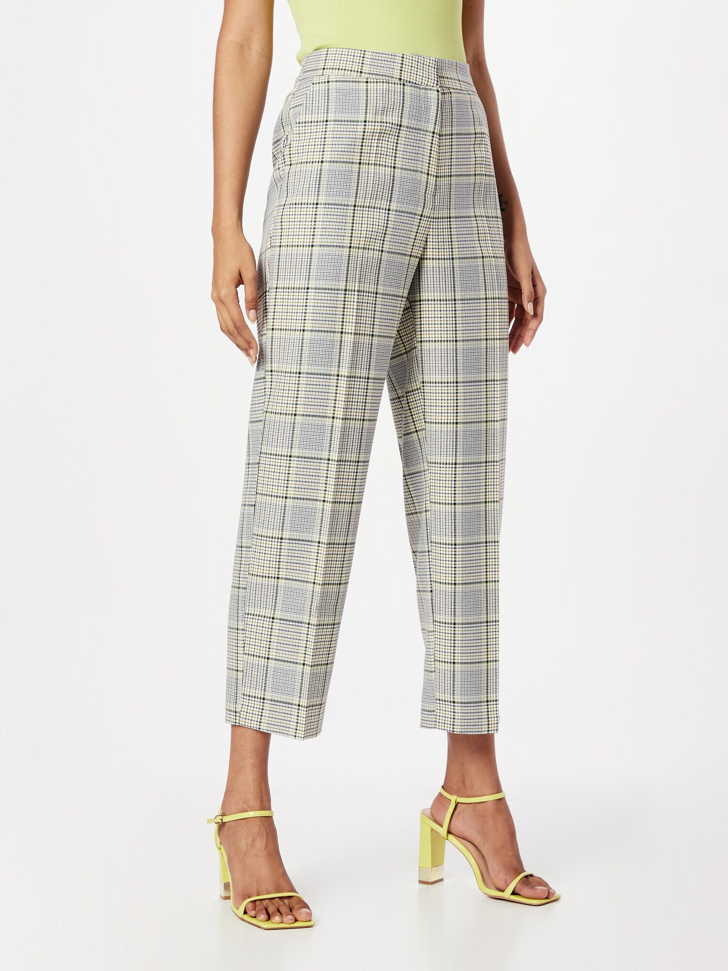 Dorothy Perkins Pantaloni galben / negru / alb - Pled.ro