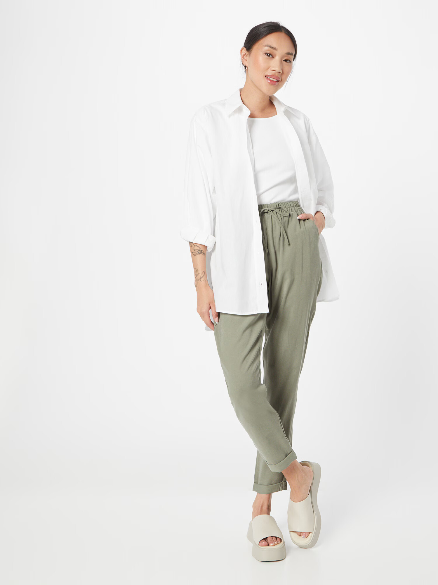 Dorothy Perkins Pantaloni kaki - Pled.ro