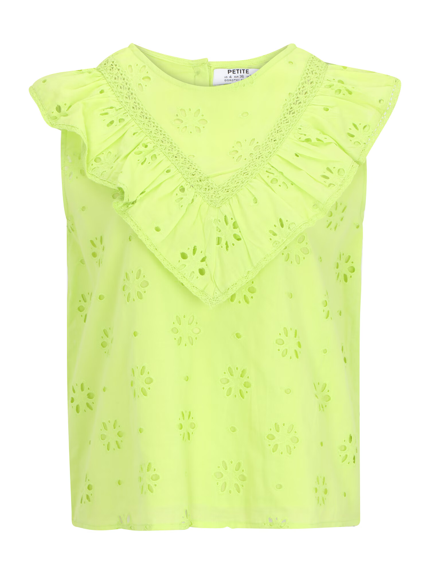 Dorothy Perkins Petite Bluză verde neon - Pled.ro