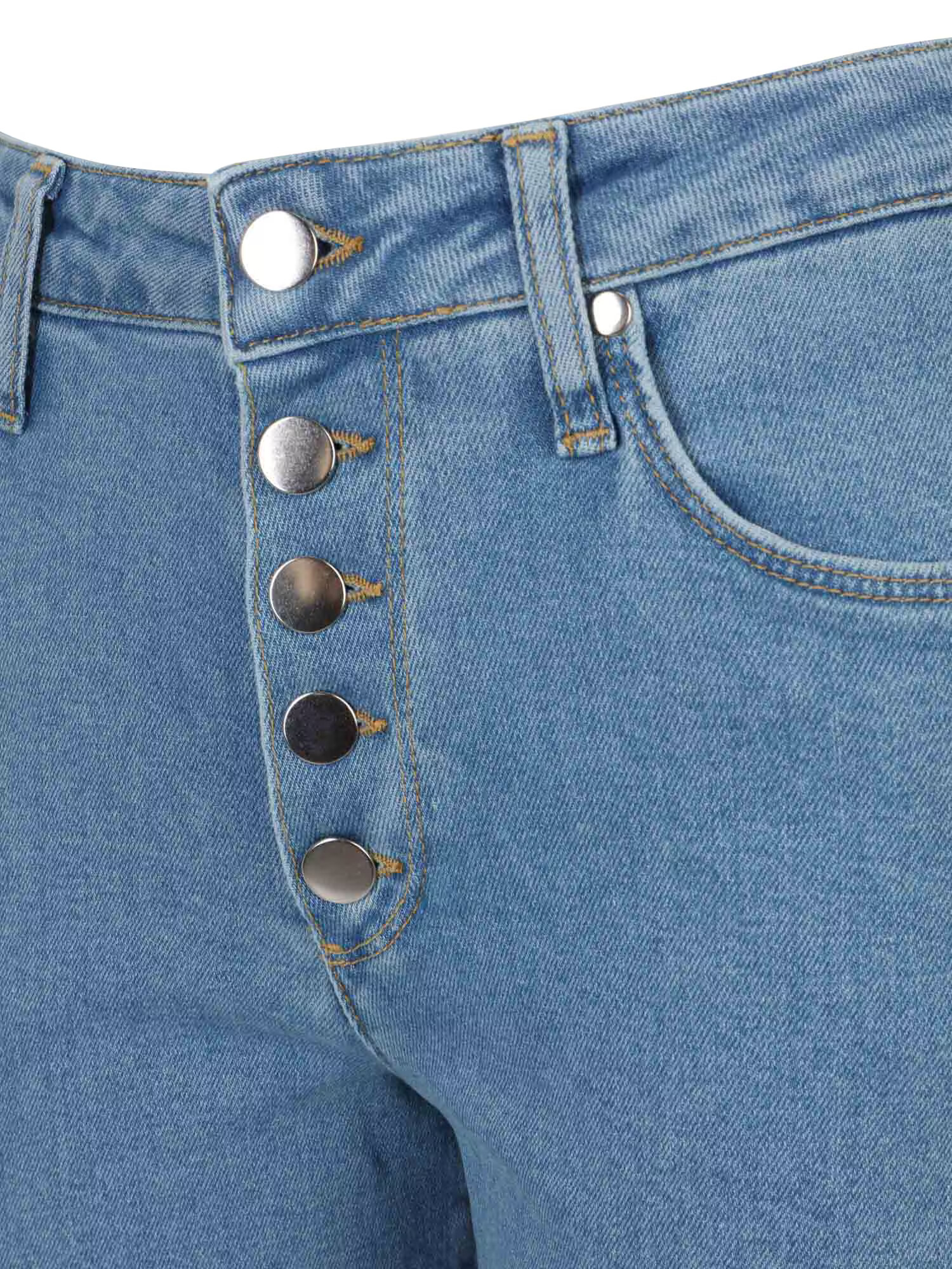 Dorothy Perkins Petite Jeans 'Petite Button Front Wide Leg Jeans' albastru deschis - Pled.ro