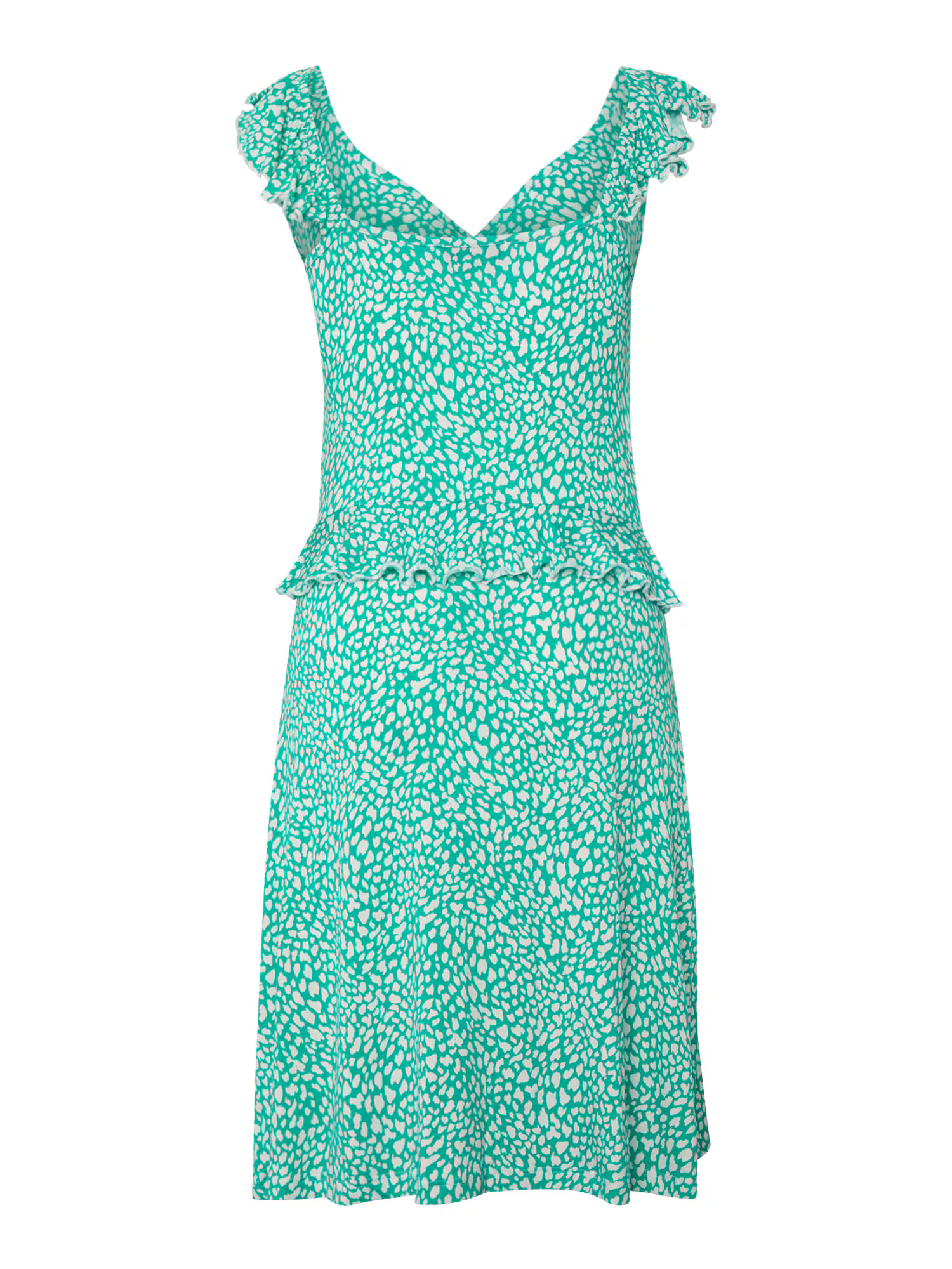 Dorothy Perkins Petite Rochie de vară verde / alb - Pled.ro