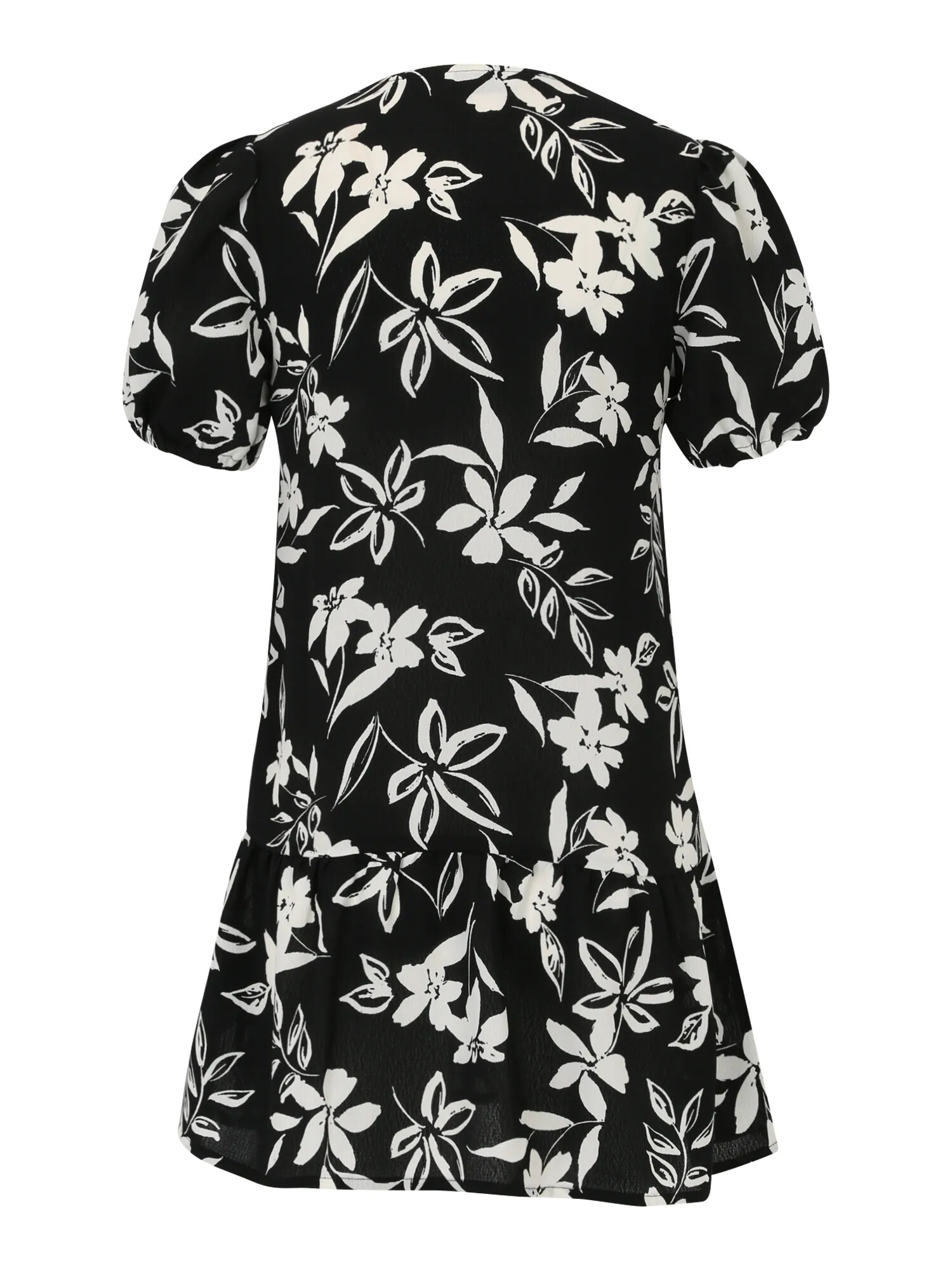 Dorothy Perkins Petite Rochie tip bluză negru / alb natural - Pled.ro