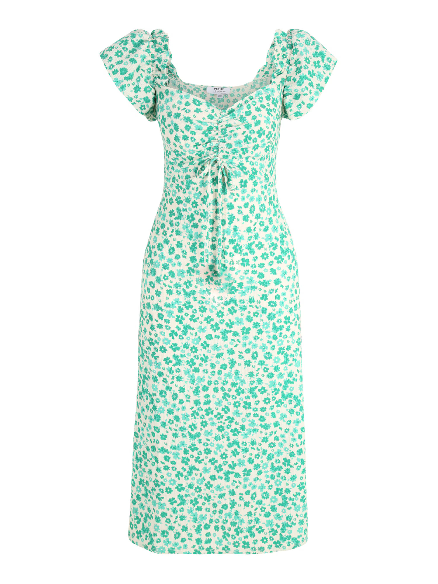 Dorothy Perkins Petite Rochie verde / verde jad / alb - Pled.ro